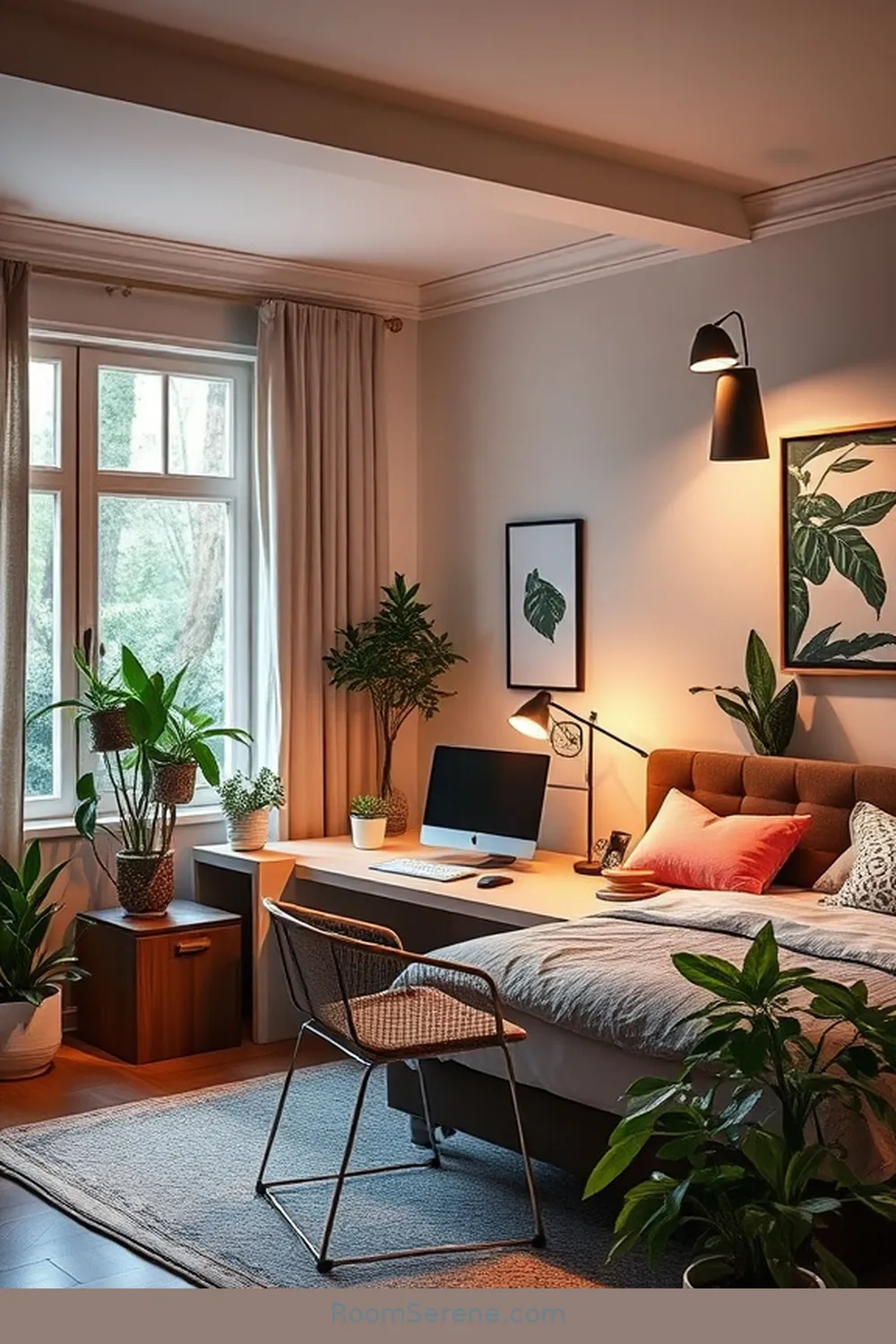 25 Tips for Designing a Bedroom Workspace Using Solar-Powered Lights 15 Implement Smart Lighting Solutions for 25 Tips for Designing a Bedroom Workspace Using Solar-Powered Lights