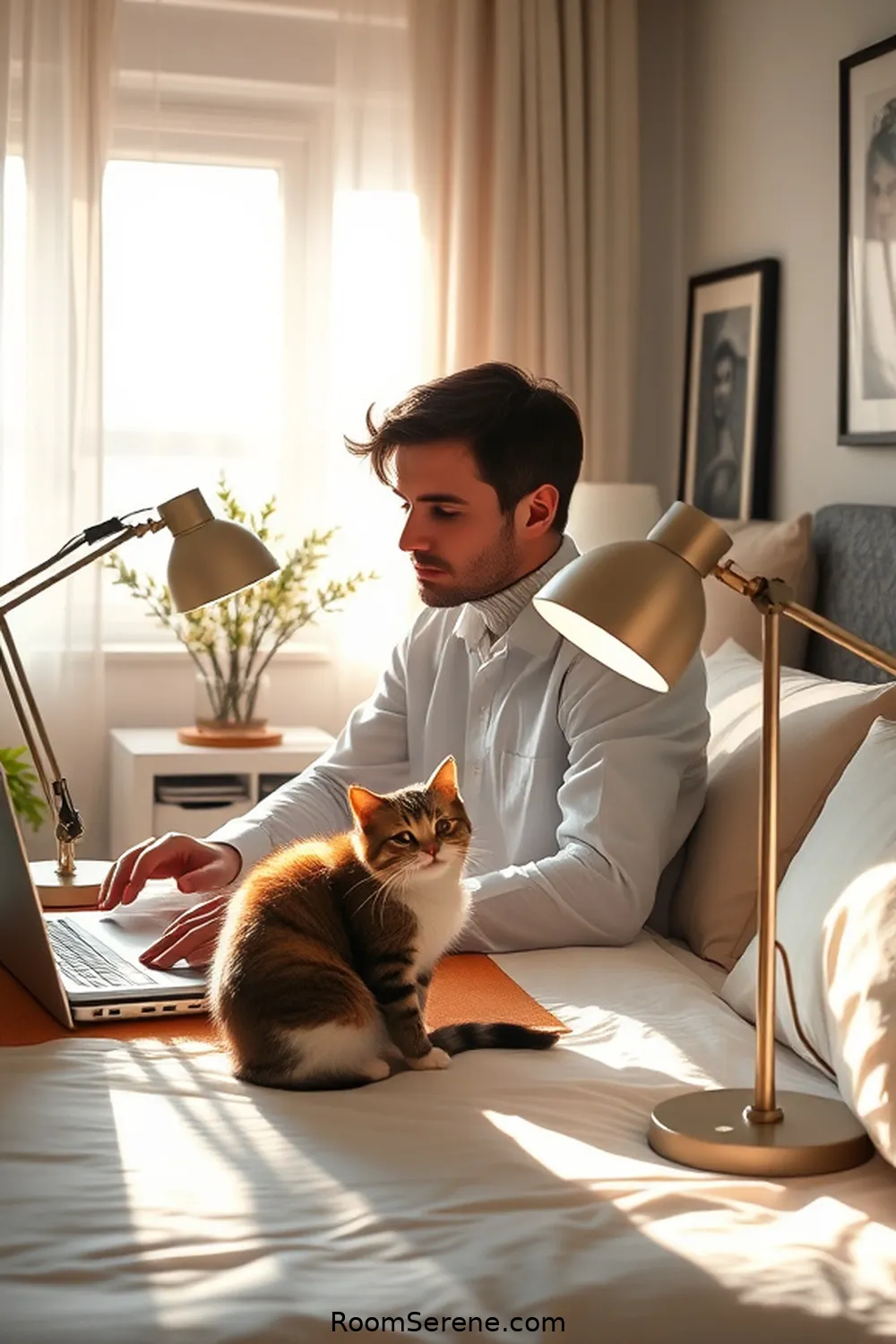 25 Tips for Designing a Bedroom Workspace Using Solar-Powered Lights 3 Invest in Solar-Powered Desk Lamps for 25 Tips for Designing a Bedroom Workspace Using Solar-Powered Lights