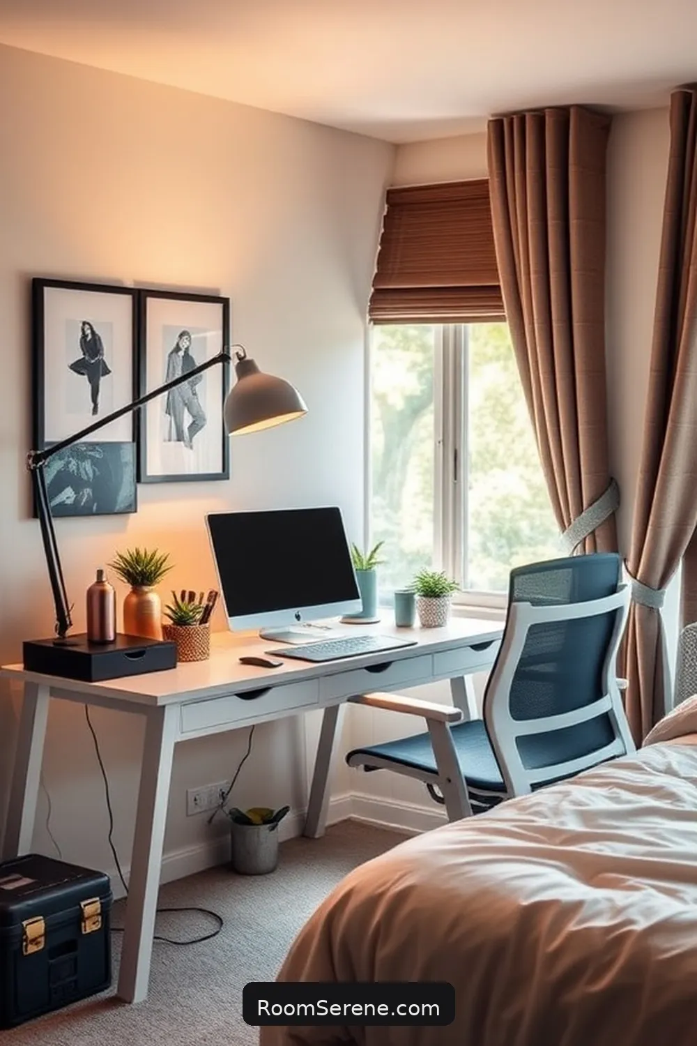 25 Tips for Designing a Bedroom Workspace Using Solar-Powered Lights 11 Optimize Your Desk Layout for 25 Tips for Designing a Bedroom Workspace Using Solar-Powered Lights