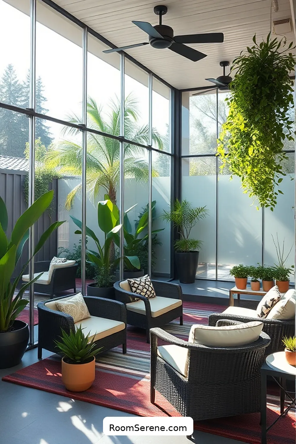 25 Tips for a Pet-Friendly Outdoor Patio Using Glass Features 15 Create a Glass Partition for Different Zones for 25 Tips for a Pet-Friendly Outdoor Patio Using Glass Features
