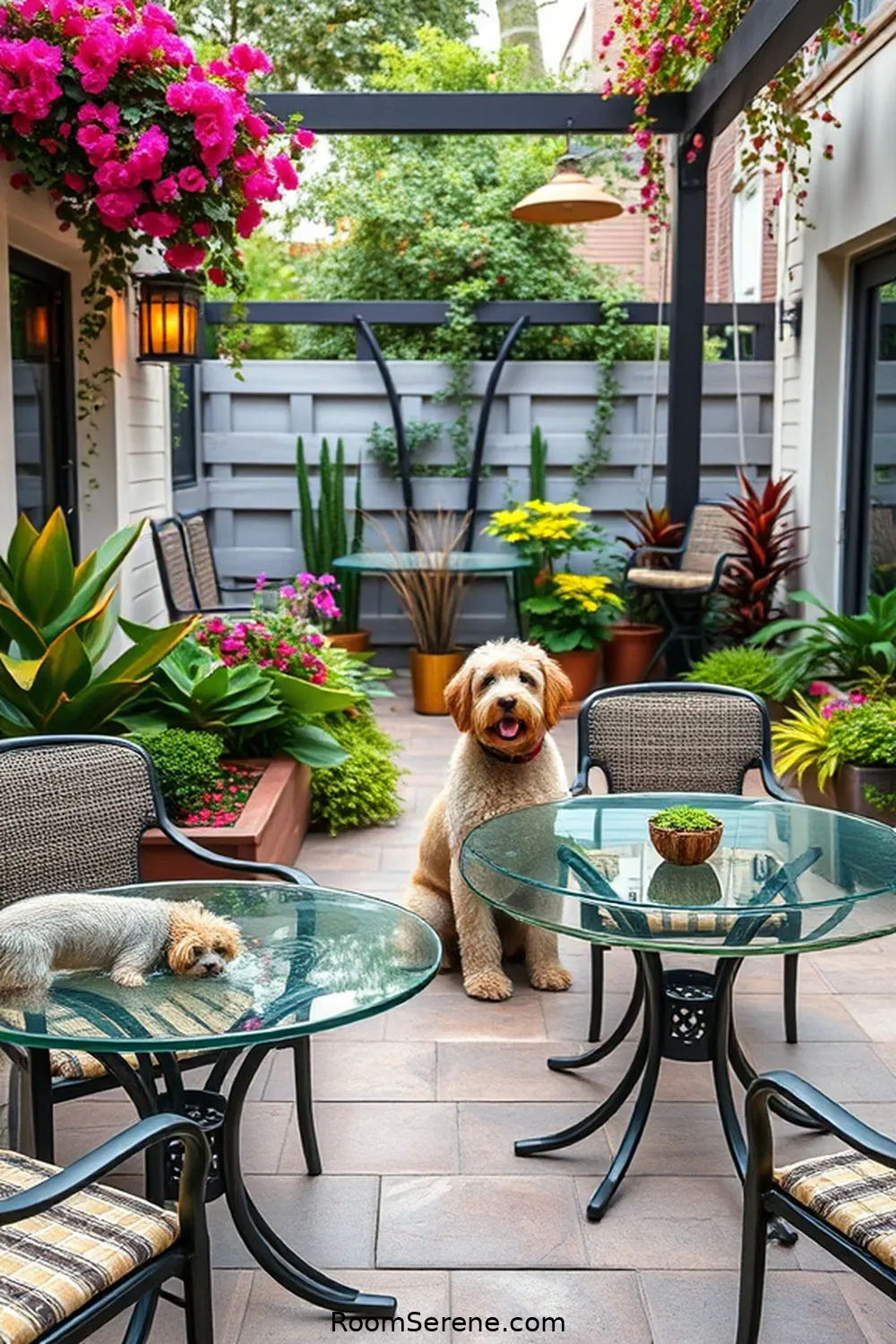 25 Tips for a Pet-Friendly Outdoor Patio Using Glass Features 20 Create a Pet-Friendly Garden With Glass Accents for 25 Tips for a Pet-Friendly Outdoor Patio Using Glass Features