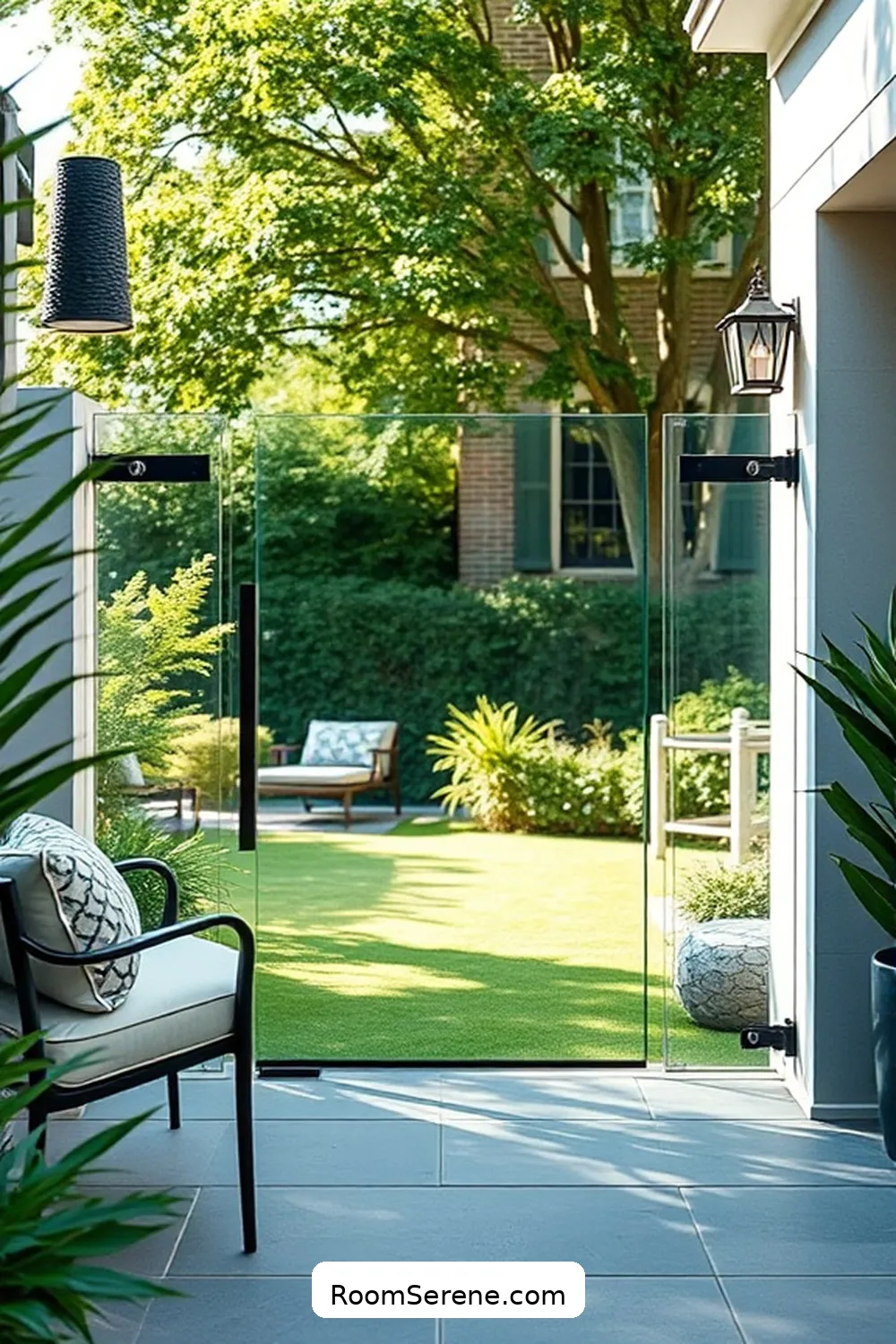 25 Tips for a Pet-Friendly Outdoor Patio Using Glass Features 5 Design a Glass Pet Gate for 25 Tips for a Pet-Friendly Outdoor Patio Using Glass Features