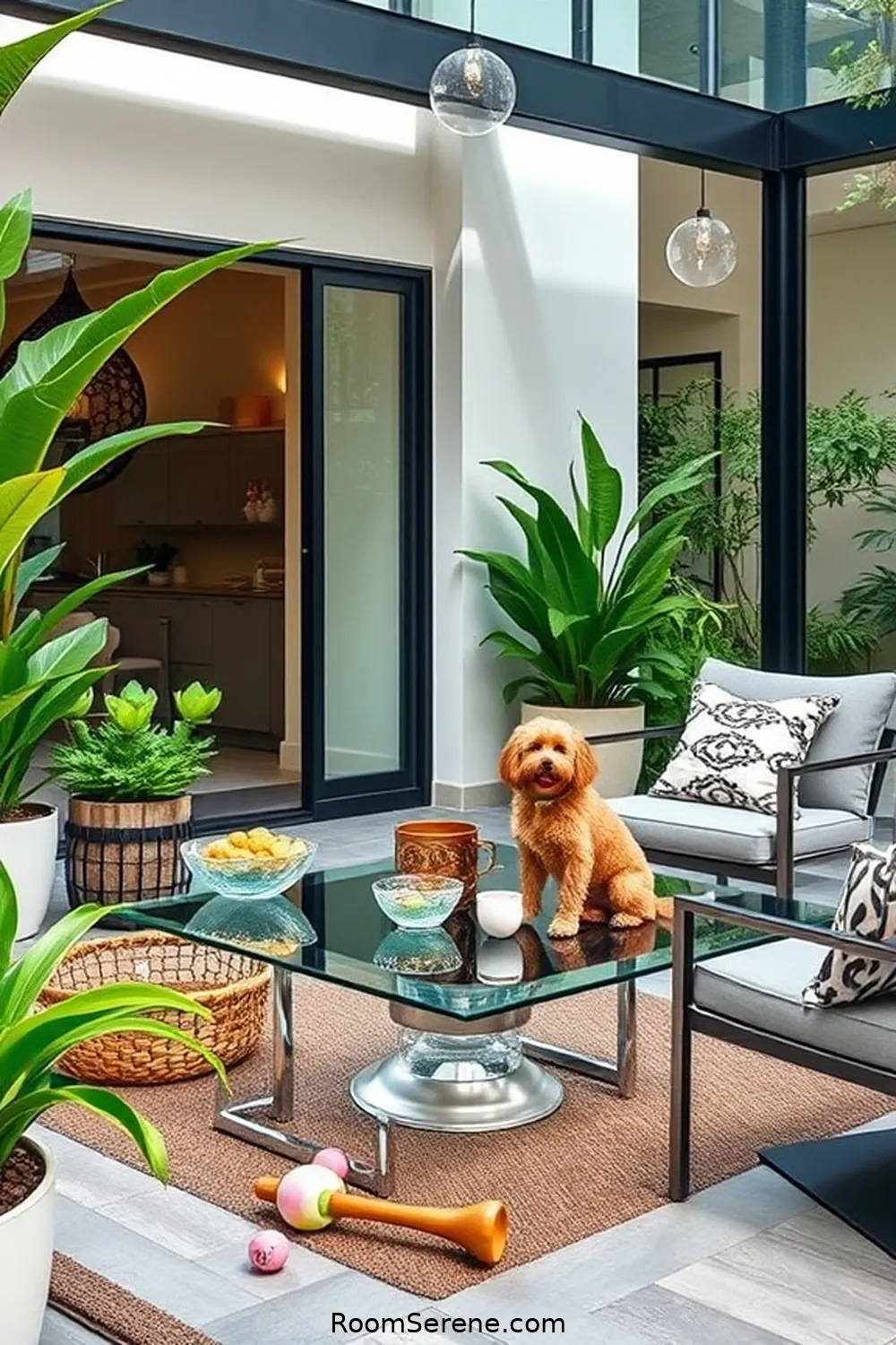 25 Tips for a Pet-Friendly Outdoor Patio Using Glass Features 22 Incorporate Glass Elements Into Pet Styles for 25 Tips for a Pet-Friendly Outdoor Patio Using Glass Features