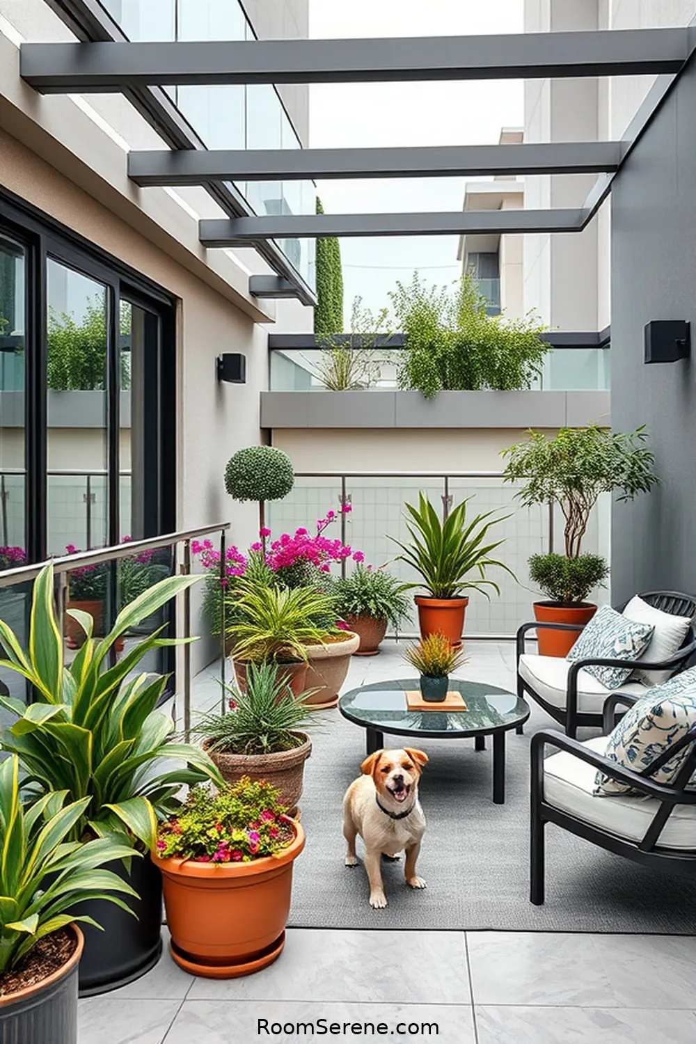 25 Tips for a Pet-Friendly Outdoor Patio Using Glass Features 4 Incorporate Glass Railings for a Modern Look for 25 Tips for a Pet-Friendly Outdoor Patio Using Glass Features