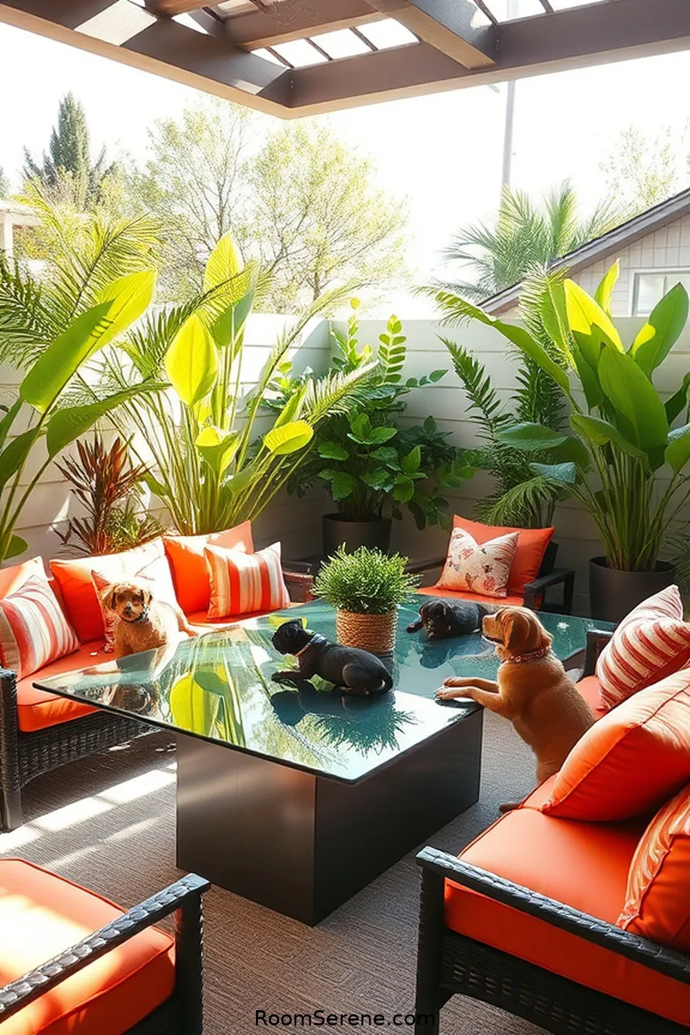 25 Tips for a Pet-Friendly Outdoor Patio Using Glass Features 3 Opt for Tempered Glass for Safety for 25 Tips for a Pet-Friendly Outdoor Patio Using Glass Features