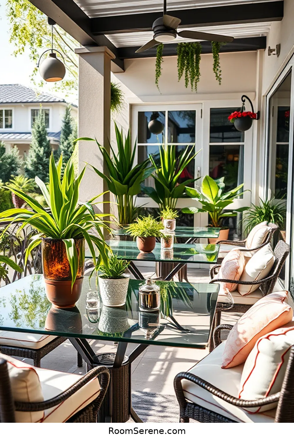 25 Tips for a Pet-Friendly Outdoor Patio Using Glass Features 6 Use Glass Tables for Style and Functionality for 25 Tips for a Pet-Friendly Outdoor Patio Using Glass Features
