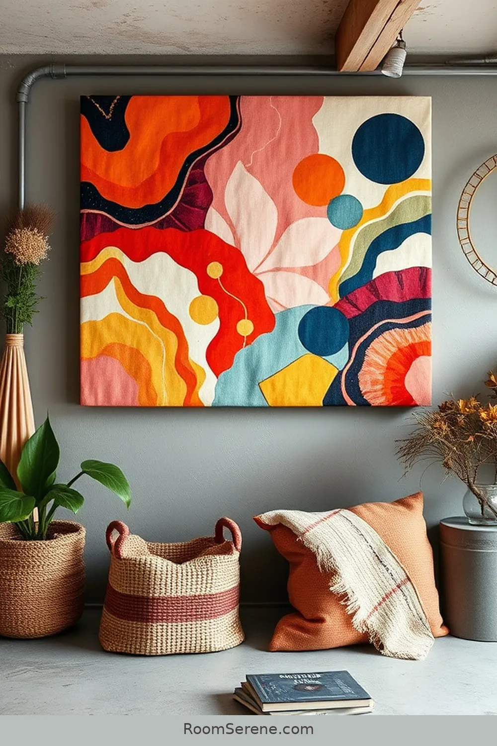 Organic Cotton Wall Art for a Personal Touch for 25 Ways to Boost Comfort and Coziness in Your Garage Using Organic Cotton