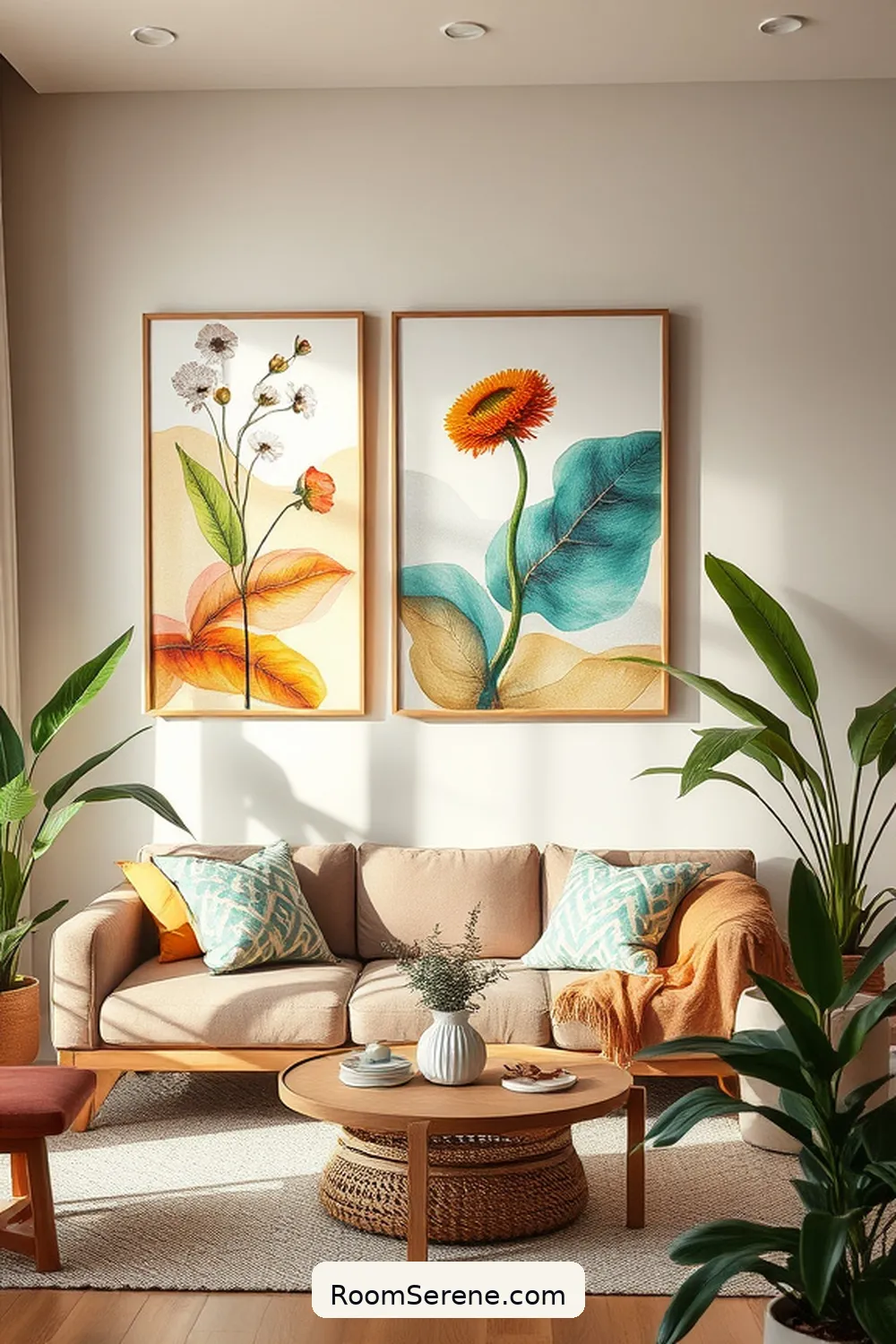 25 Ways to Boost Energy Efficiency in Your Living Room Using Organic Cotton 22 Decorate With Organic Cotton Artwork for 25 Ways to Boost Energy Efficiency in Your Living Room Using Organic Cotton