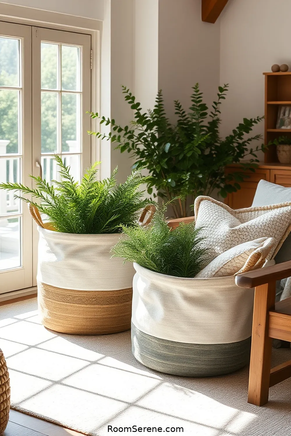 25 Ways to Boost Energy Efficiency in Your Living Room Using Organic Cotton 24 Implement Organic Cotton Storage Solutions for 25 Ways to Boost Energy Efficiency in Your Living Room Using Organic Cotton