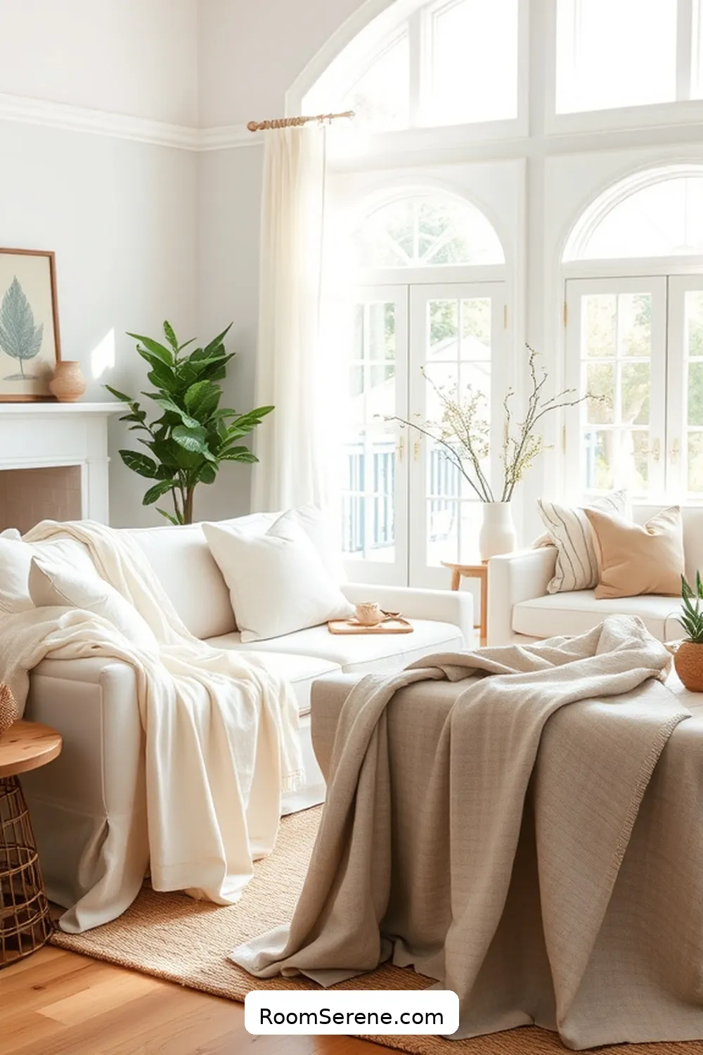 25 Ways to Boost Energy Efficiency in Your Living Room Using Organic Cotton 7 Install Organic Cotton Slipcovers for Furniture for 25 Ways to Boost Energy Efficiency in Your Living Room Using Organic Cotton