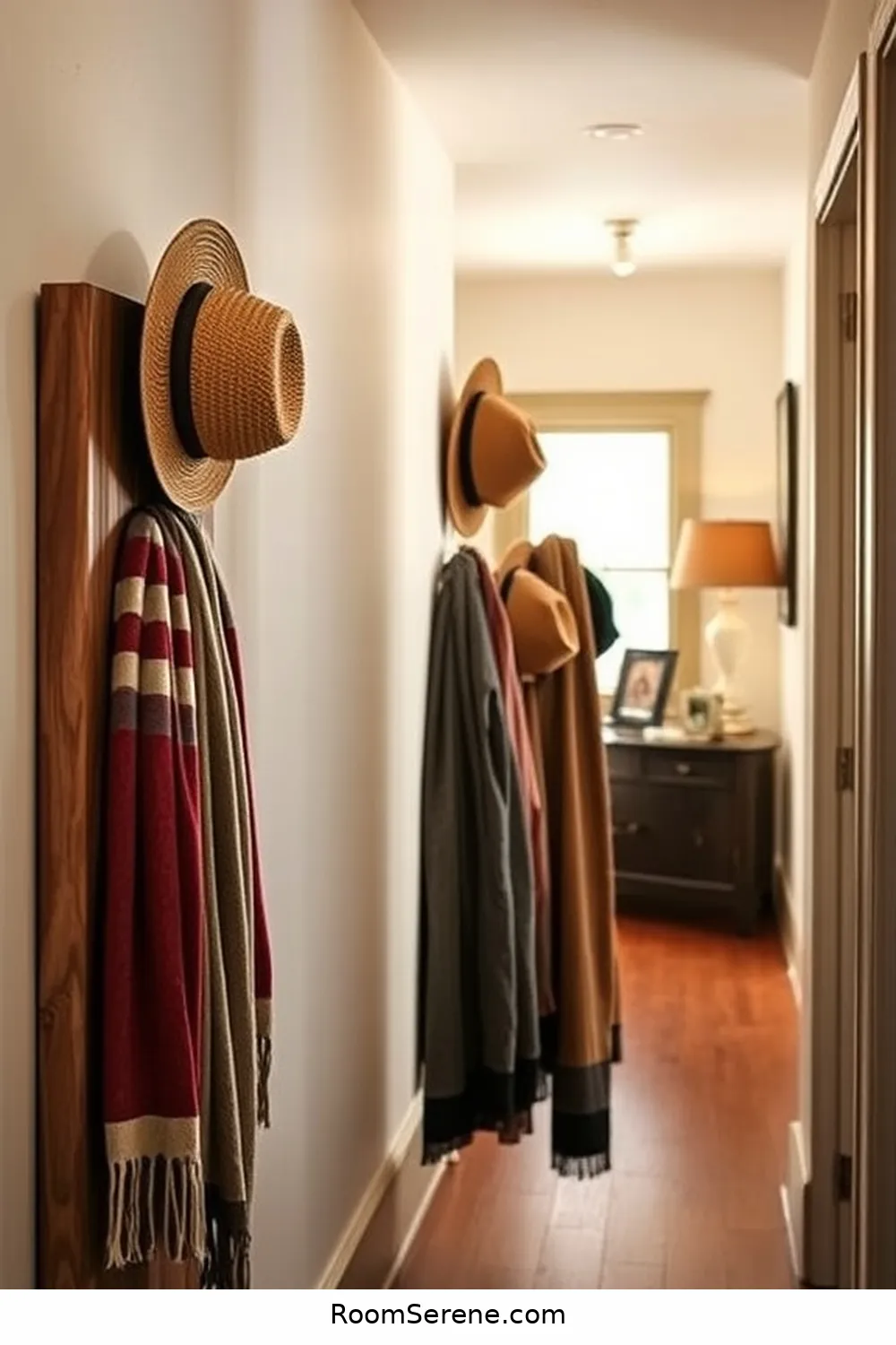 25 Ways to Create Comfort and Coziness in Your Hallway Using Recycled Wood 4 Vintage Wood Coat Racks for 25 Ways to Create Comfort and Coziness in Your Hallway Using Recycled Wood