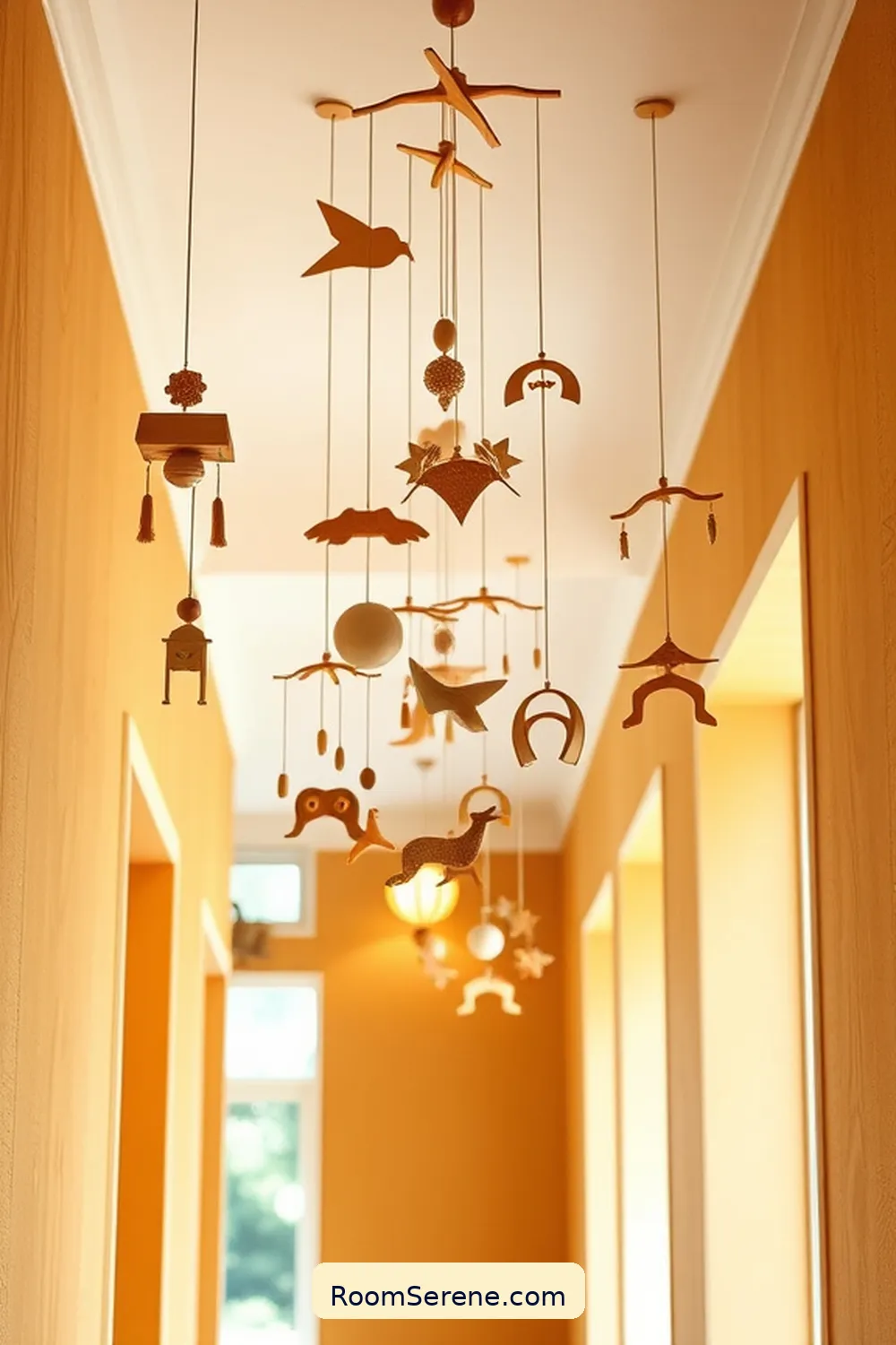 25 Ways to Create Comfort and Coziness in Your Hallway Using Recycled Wood 26 Whimsical Wood Mobile Decor for 25 Ways to Create Comfort and Coziness in Your Hallway Using Recycled Wood