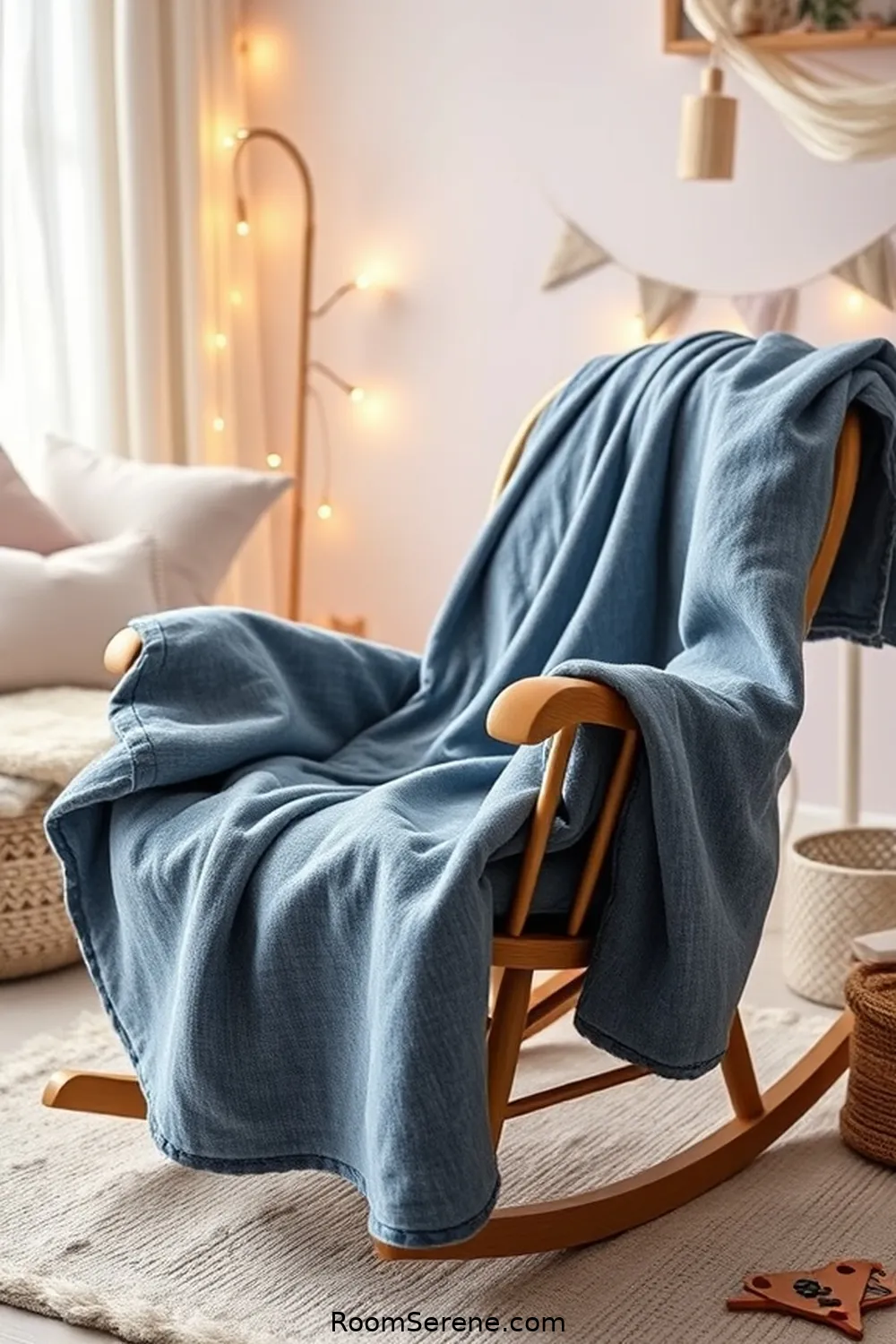 25 Ways to Create Comfort and Coziness in Your Nursery Using Reclaimed Materials 20 Recycled Denim Baby Blanket for 25 Ways to Create Comfort and Coziness in Your Nursery Using Reclaimed Materials