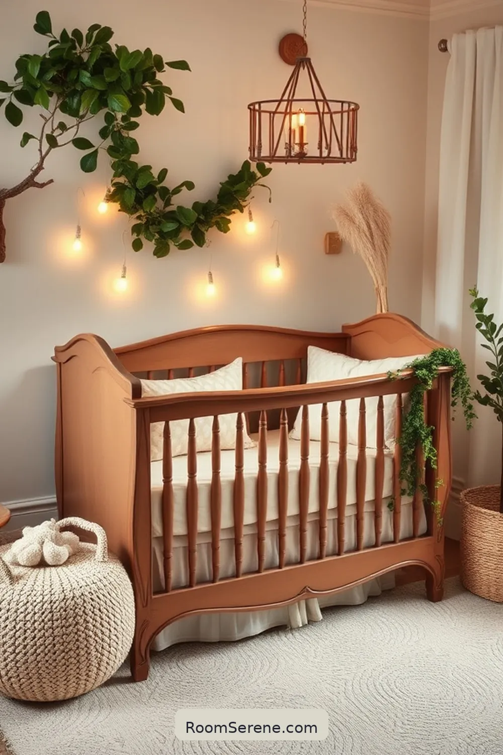 25 Ways to Create Comfort and Coziness in Your Nursery Using Reclaimed Materials 2 Repurposed Crib From Vintage Furniture for 25 Ways to Create Comfort and Coziness in Your Nursery Using Reclaimed Materials