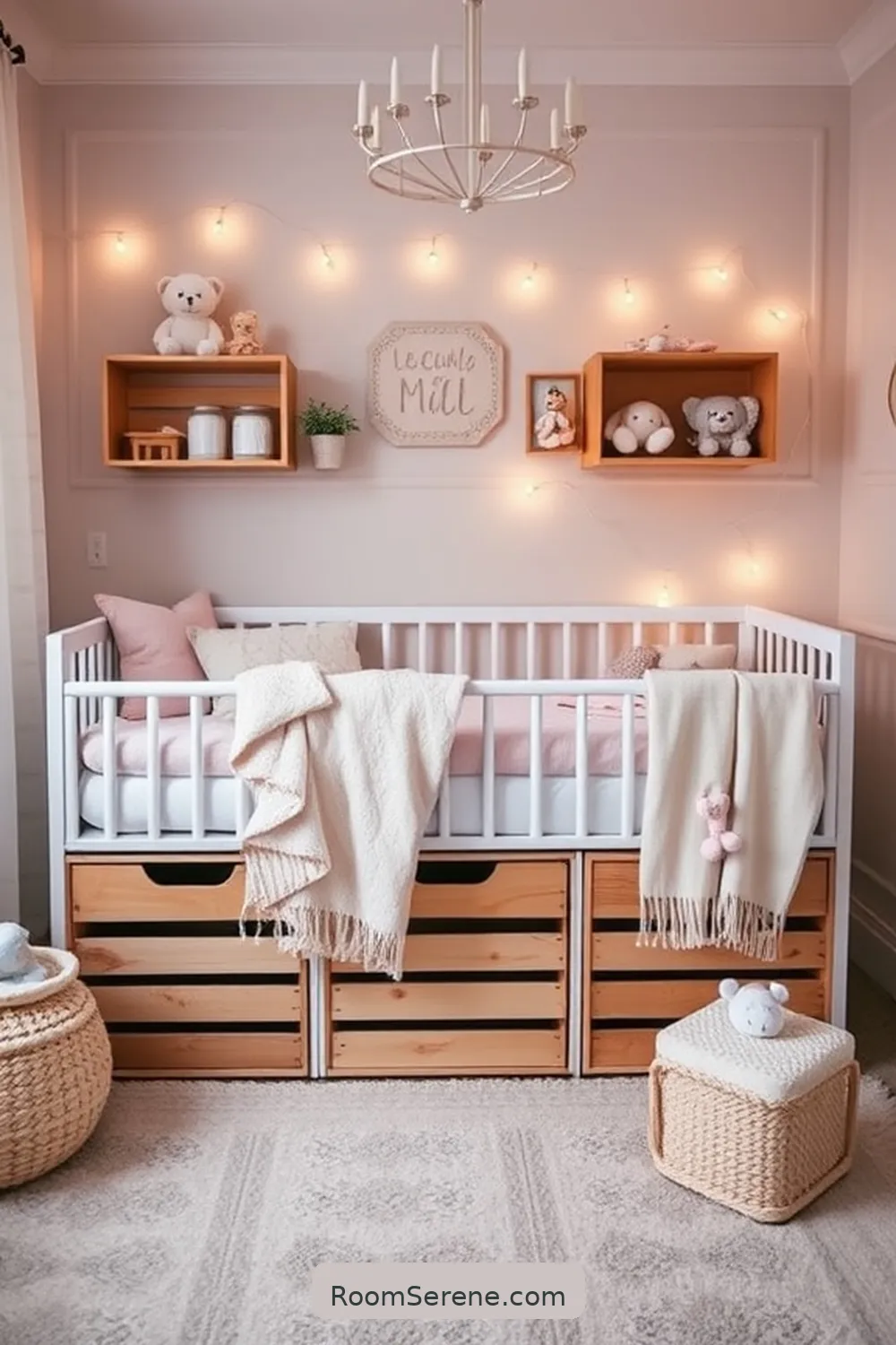 25 Ways to Create Comfort and Coziness in Your Nursery Using Reclaimed Materials 14 Upcycled Wooden Crates as Storage for 25 Ways to Create Comfort and Coziness in Your Nursery Using Reclaimed Materials