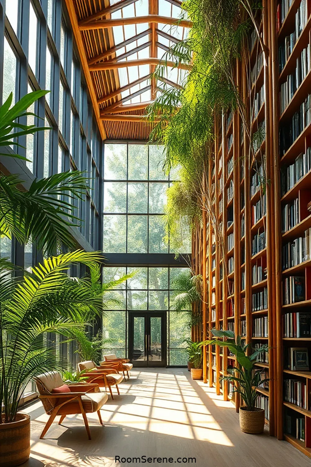 Utilizing Bamboo for Structural Elements for 25 Ways to Enhance Energy Efficiency in Libraries Using Natural Fibers