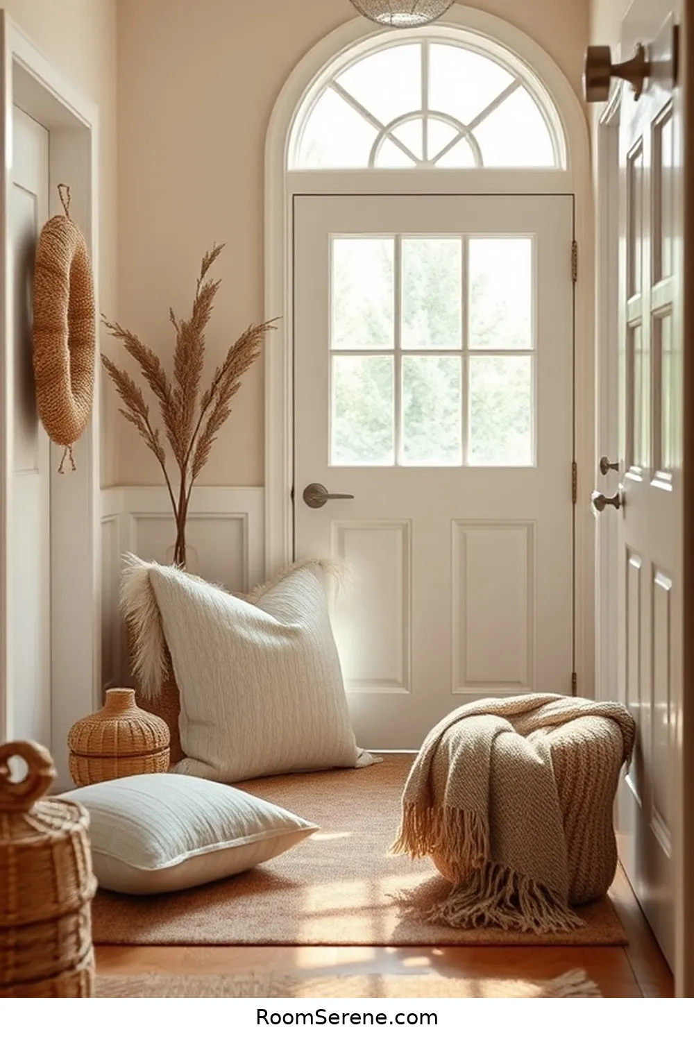 Achieve Comfort and Coziness in Your Entryway Using Organic Cotton 4 Cozy Cushions and Throws for Added Comfort for Achieve Comfort and Coziness in Your Entryway Using Organic Cotton