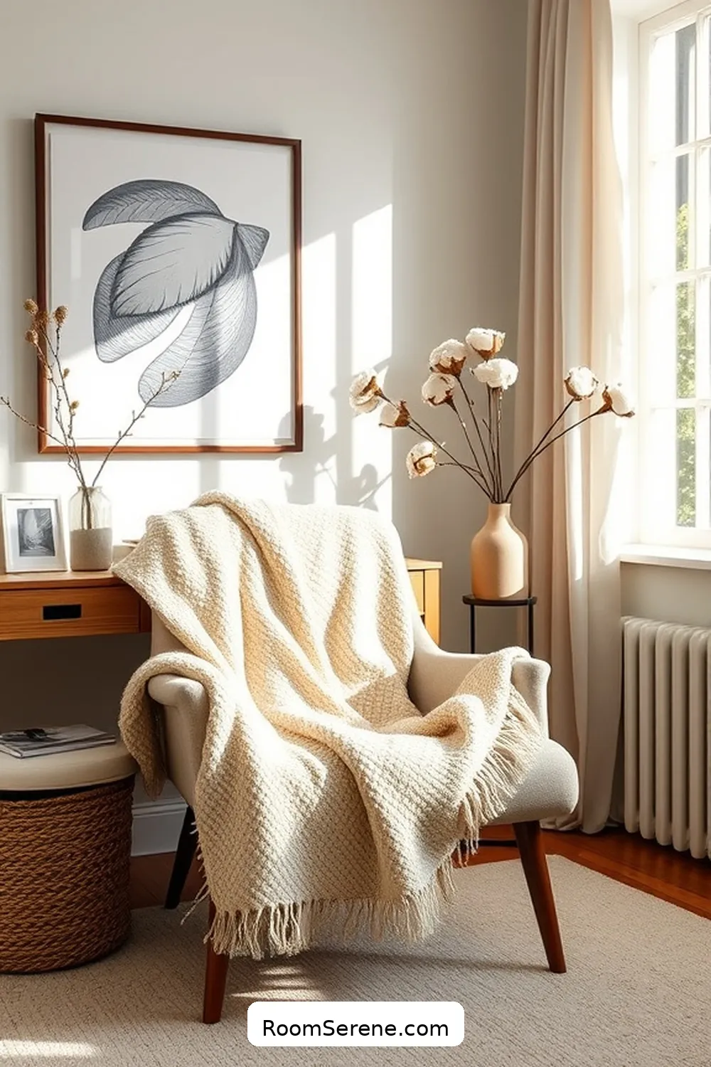 Achieve Comfort and Coziness in Your Home Office Using Organic Cotton 5 The Role of Organic Cotton Throws in Creating a Cozy Atmosphere for Achieve Comfort and Coziness in Your Home Office Using Organic Cotton