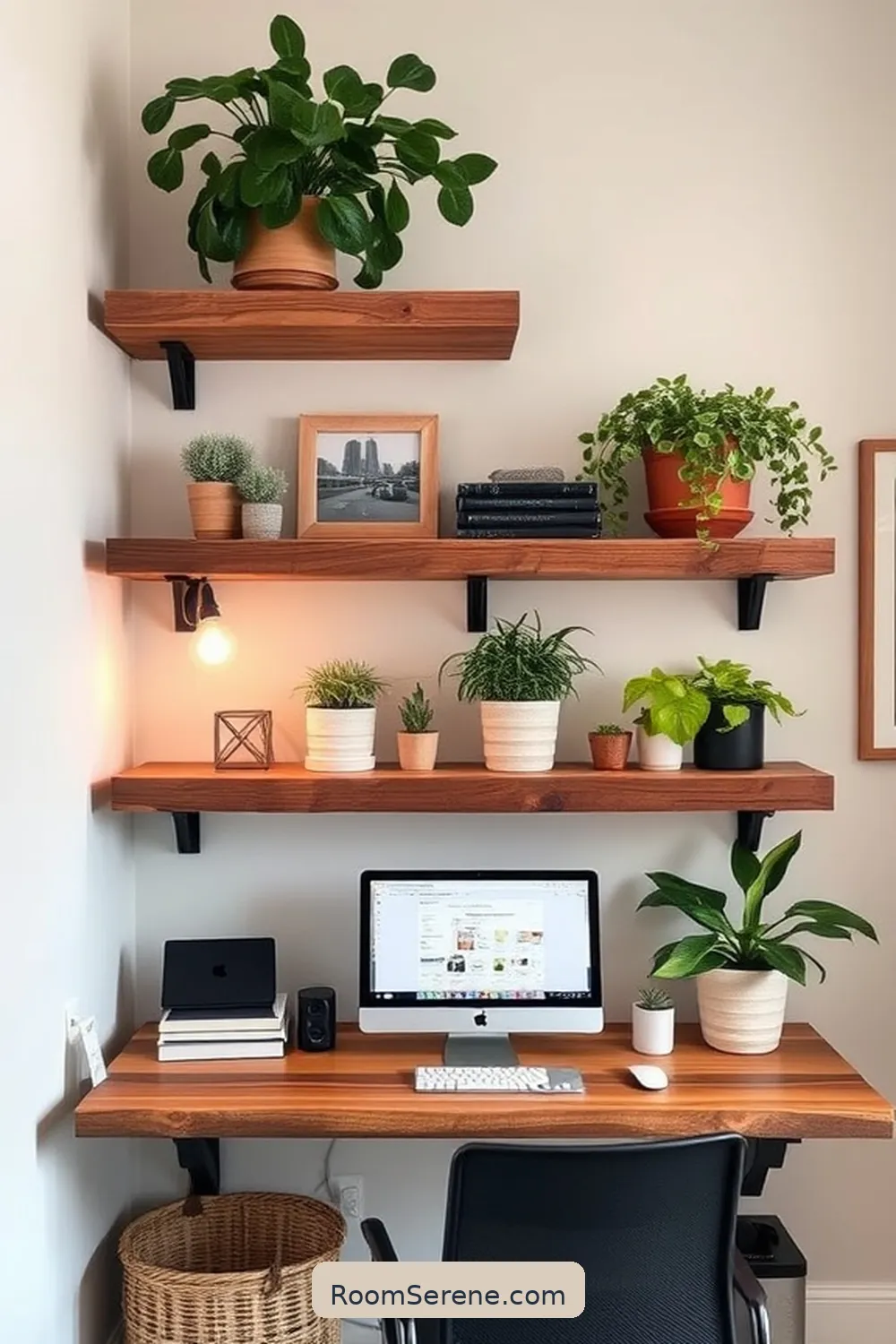 Achieve Comfort and Coziness in Your Home Office Using Recycled Wood 5 Designing Shelves With Recycled Wood for Achieve Comfort and Coziness in Your Home Office Using Recycled Wood