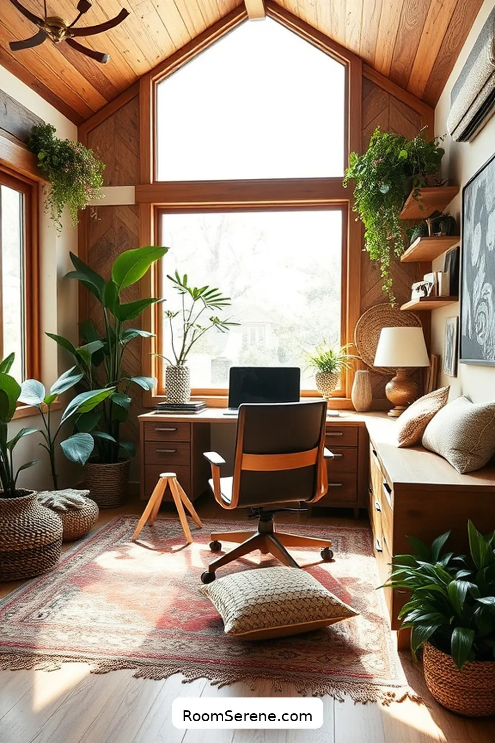 Achieve Comfort and Coziness in Your Home Office Using Recycled Wood 6 Incorporating Wood Accents in Your Office Decor for Achieve Comfort and Coziness in Your Home Office Using Recycled Wood