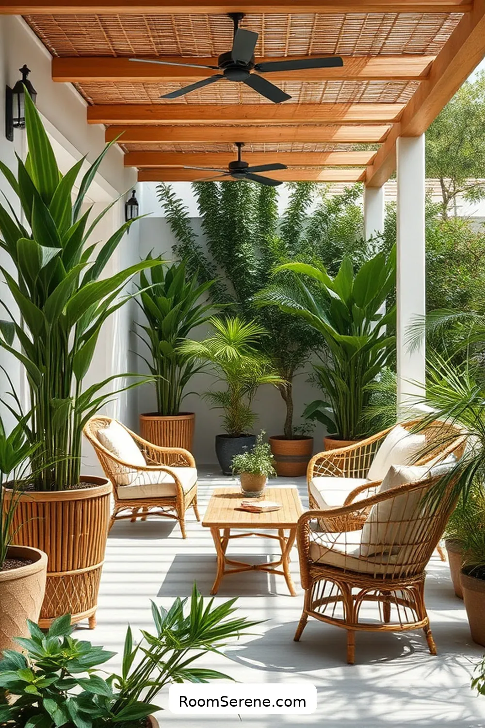 Bamboo Workspace Ideas Using Design for Your Outdoor Patio 4 Incorporating Bamboo Planters for a Natural Aesthetic for Bamboo Workspace Ideas Using Design for Your Outdoor Patio