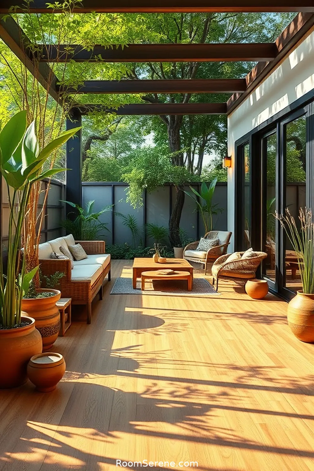 Bamboo Workspace Ideas Using Design for Your Outdoor Patio 10 Integrating Bamboo Flooring for a Seamless Look for Bamboo Workspace Ideas Using Design for Your Outdoor Patio