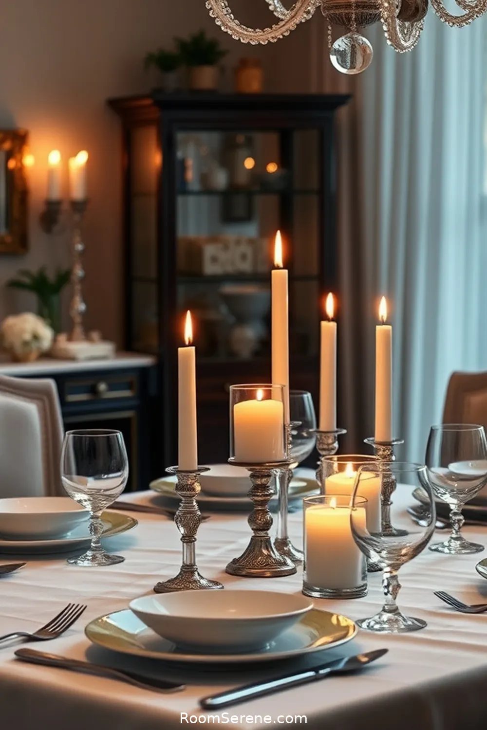 Boost Energy Efficiency in Your Dining Room Using Glass: 25 Ways 24 Add Glass Candles for Atmosphere for Boost Energy Efficiency in Your Dining Room Using Glass: 25 Ways