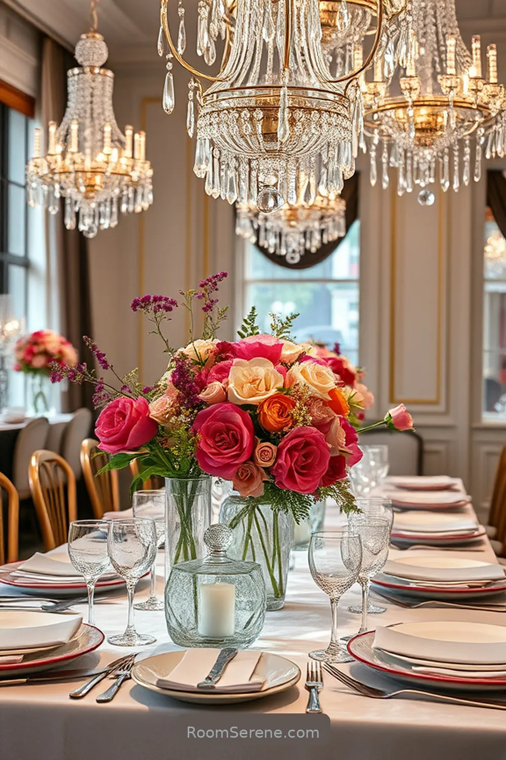 Boost Energy Efficiency in Your Dining Room Using Glass: 25 Ways 11 Decorate With Glass Centerpieces for Boost Energy Efficiency in Your Dining Room Using Glass: 25 Ways