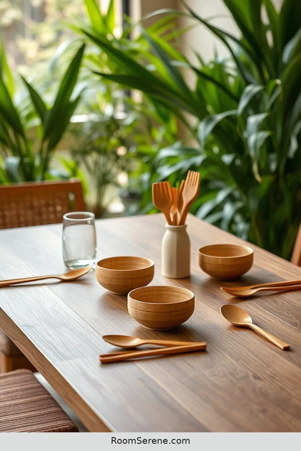 Incorporate Bamboo Utensils in Your Break Area for Boost Energy Efficiency in Your Home Office Using Bamboo: 19 Ways