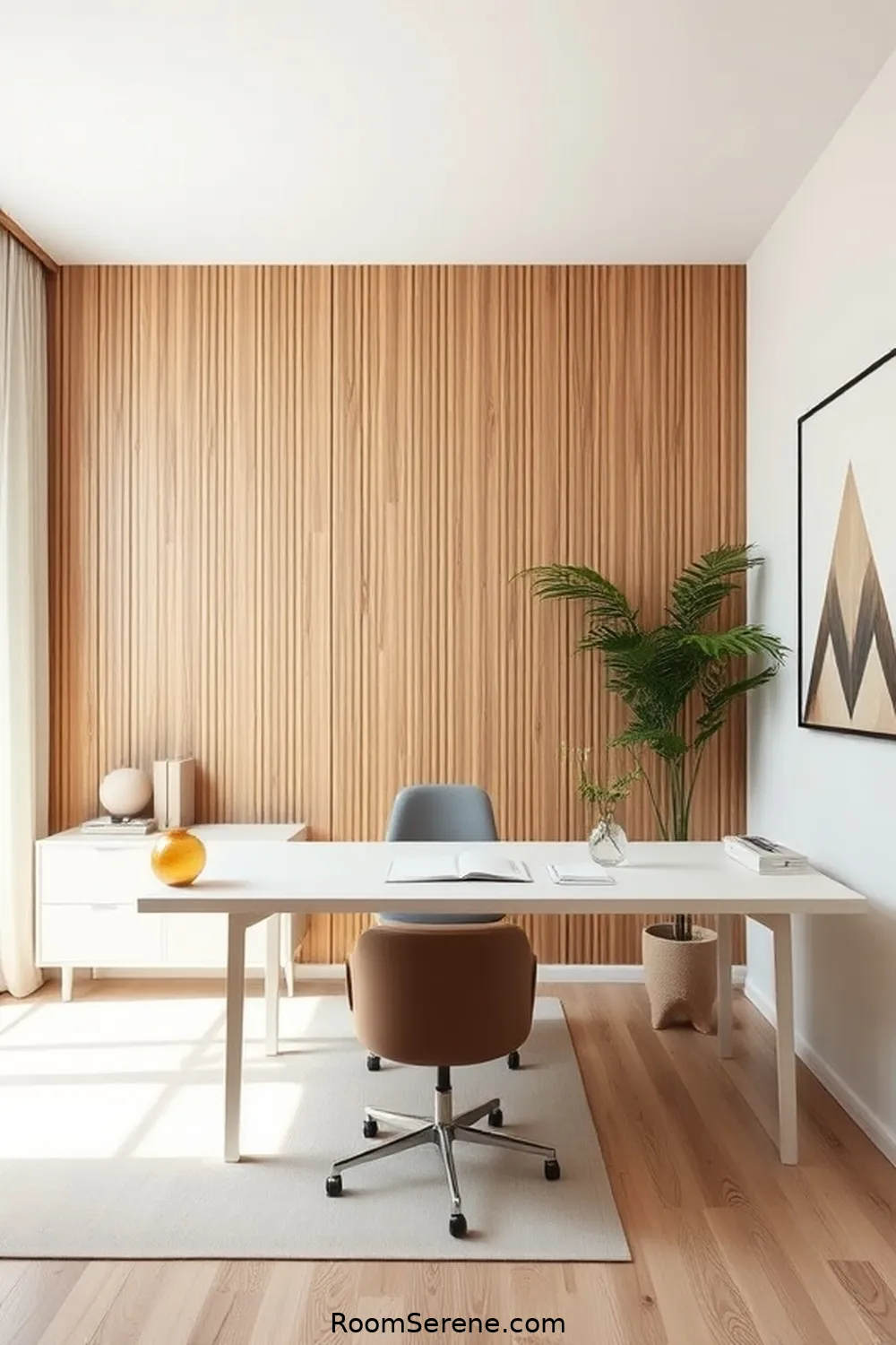 Incorporate Bamboo Wall Panels for Aesthetic Appeal for Boost Energy Efficiency in Your Home Office Using Bamboo: 19 Ways