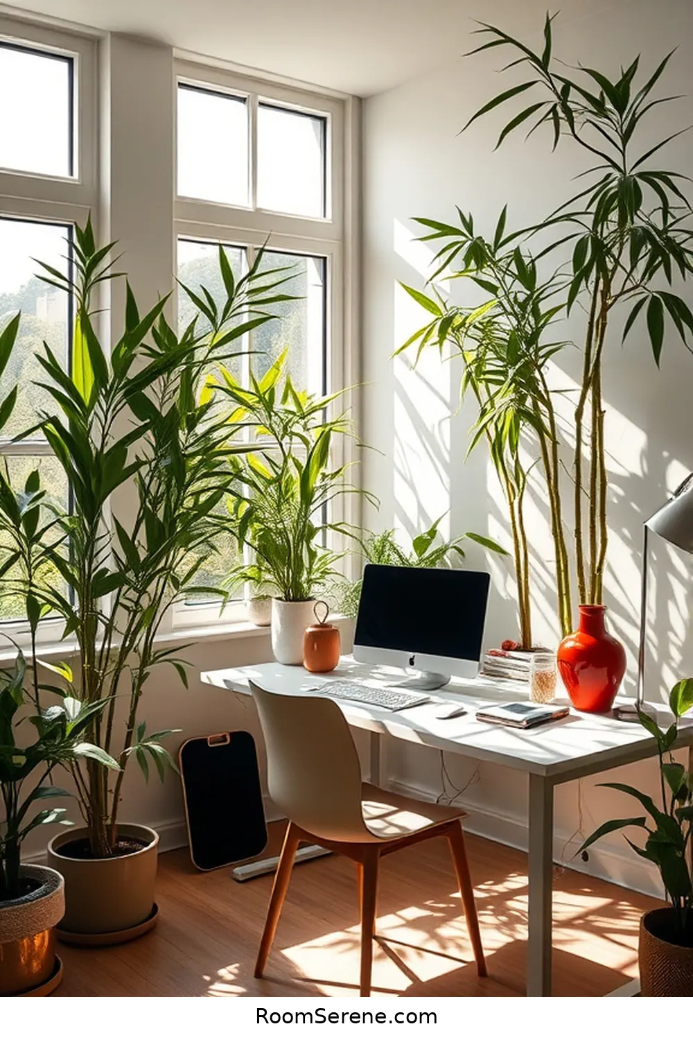 Use Bamboo Plants to Improve Indoor Air Quality for Boost Energy Efficiency in Your Home Office Using Bamboo: 19 Ways