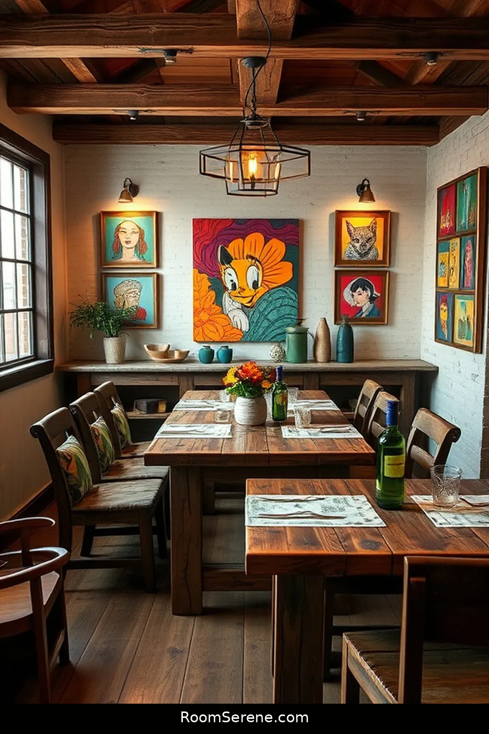 Personalizing Your Dining Room With Reclaimed Art for Create Comfort and Coziness in Your Dining Room Using Reclaimed Materials