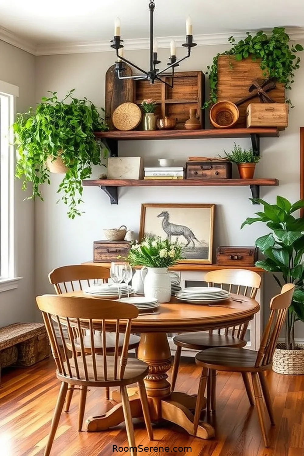 Repurposed Storage Solutions for a Clutter-Free Space for Create Comfort and Coziness in Your Dining Room Using Reclaimed Materials