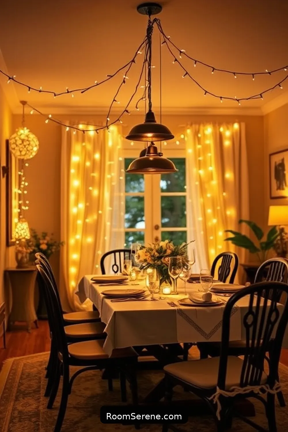Combining Solar Lights With Other Lighting Sources for Create Comfort and Coziness in Your Dining Room Using Solar-Powered Lights