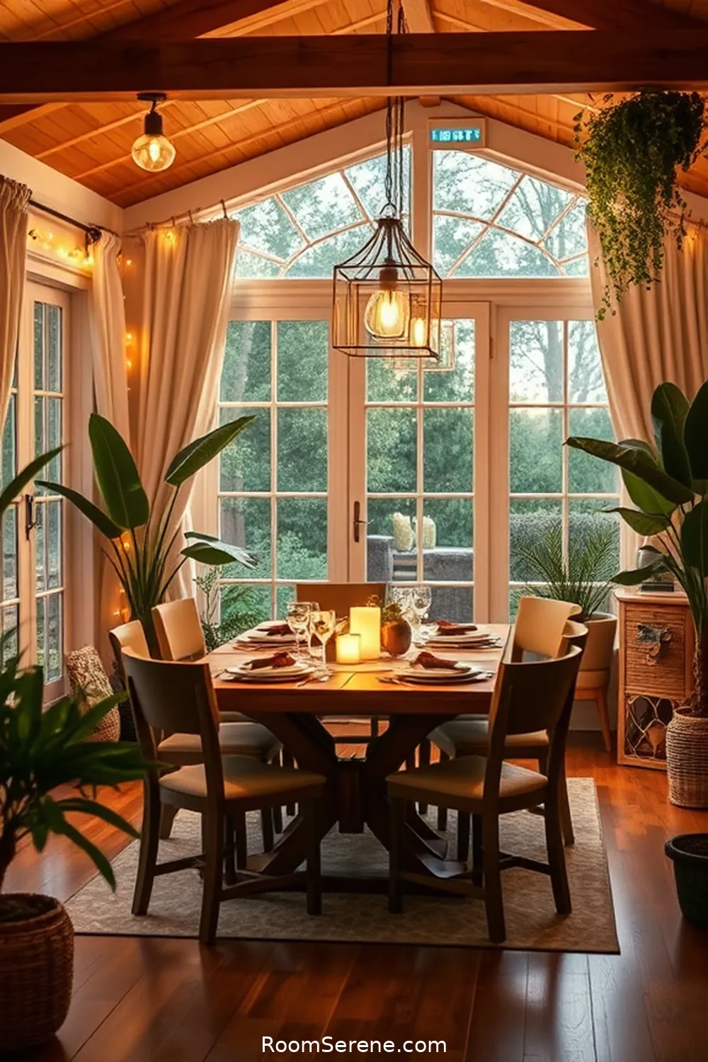 Inspiring Dining Room Transformations Using Solar Lights for Create Comfort and Coziness in Your Dining Room Using Solar-Powered Lights