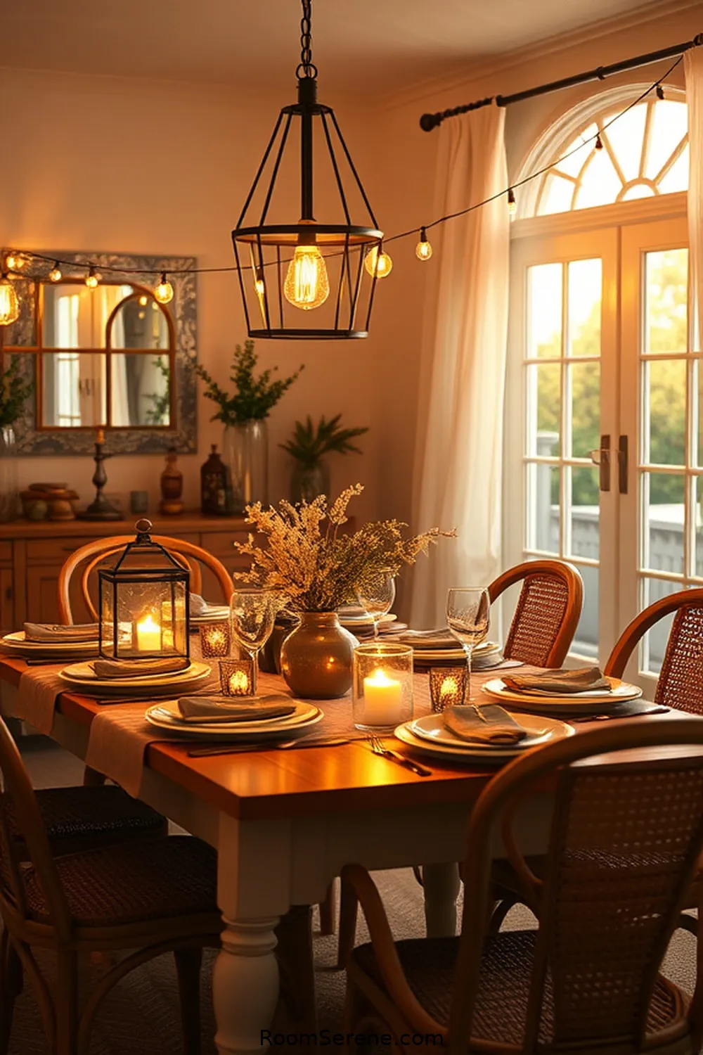 Placement Tips for Maximum Light Effect for Create Comfort and Coziness in Your Dining Room Using Solar-Powered Lights
