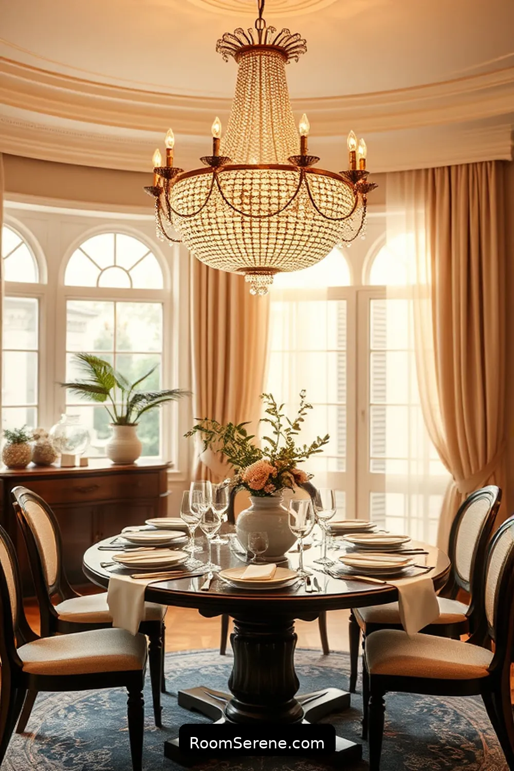 Solar-Powered Chandeliers for a Touch of Elegance for Create Comfort and Coziness in Your Dining Room Using Solar-Powered Lights