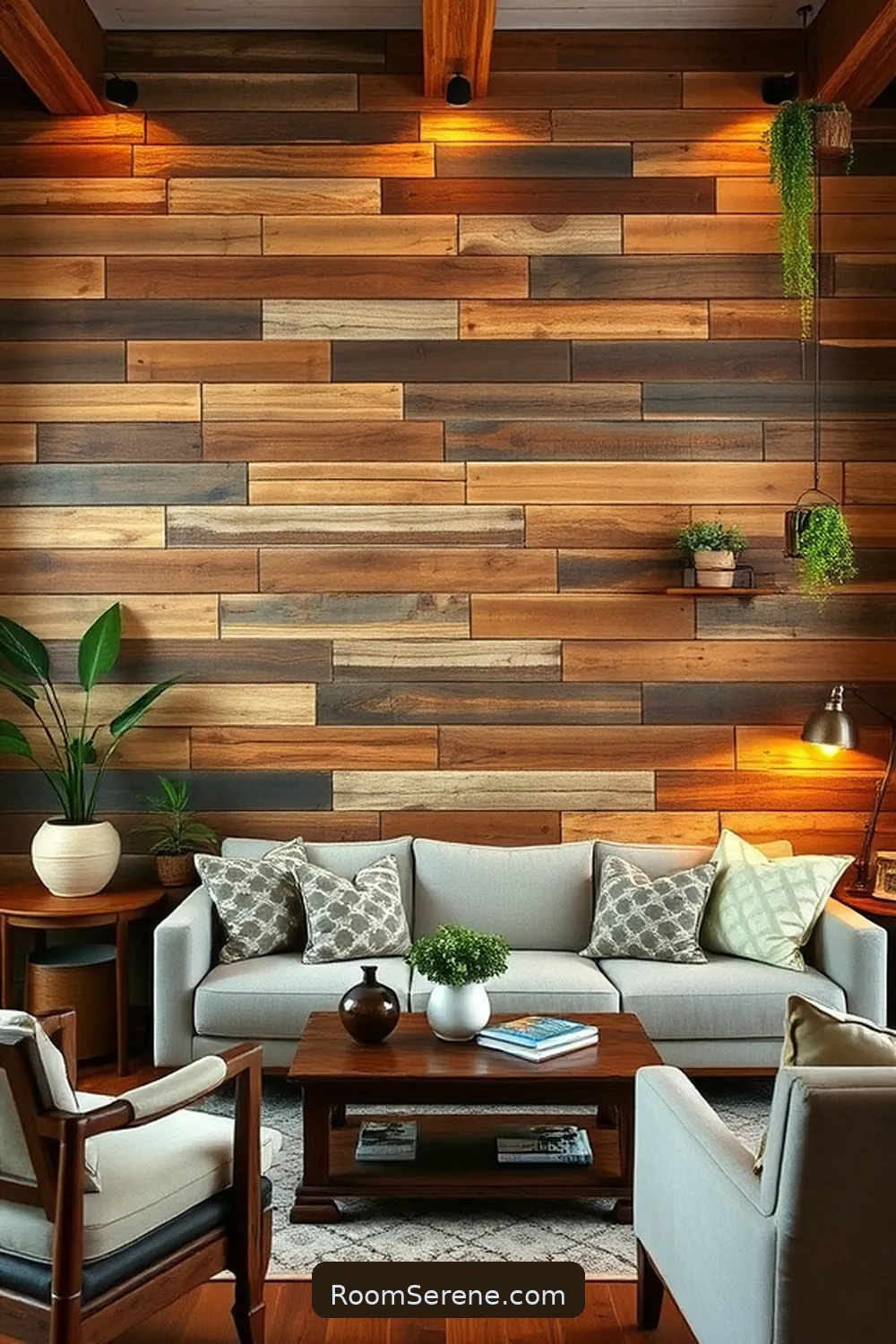 Create Comfort and Coziness in Your Living Room Using Reclaimed Materials 8 Creating a Statement Wall With Salvaged Materials for Create Comfort and Coziness in Your Living Room Using Reclaimed Materials