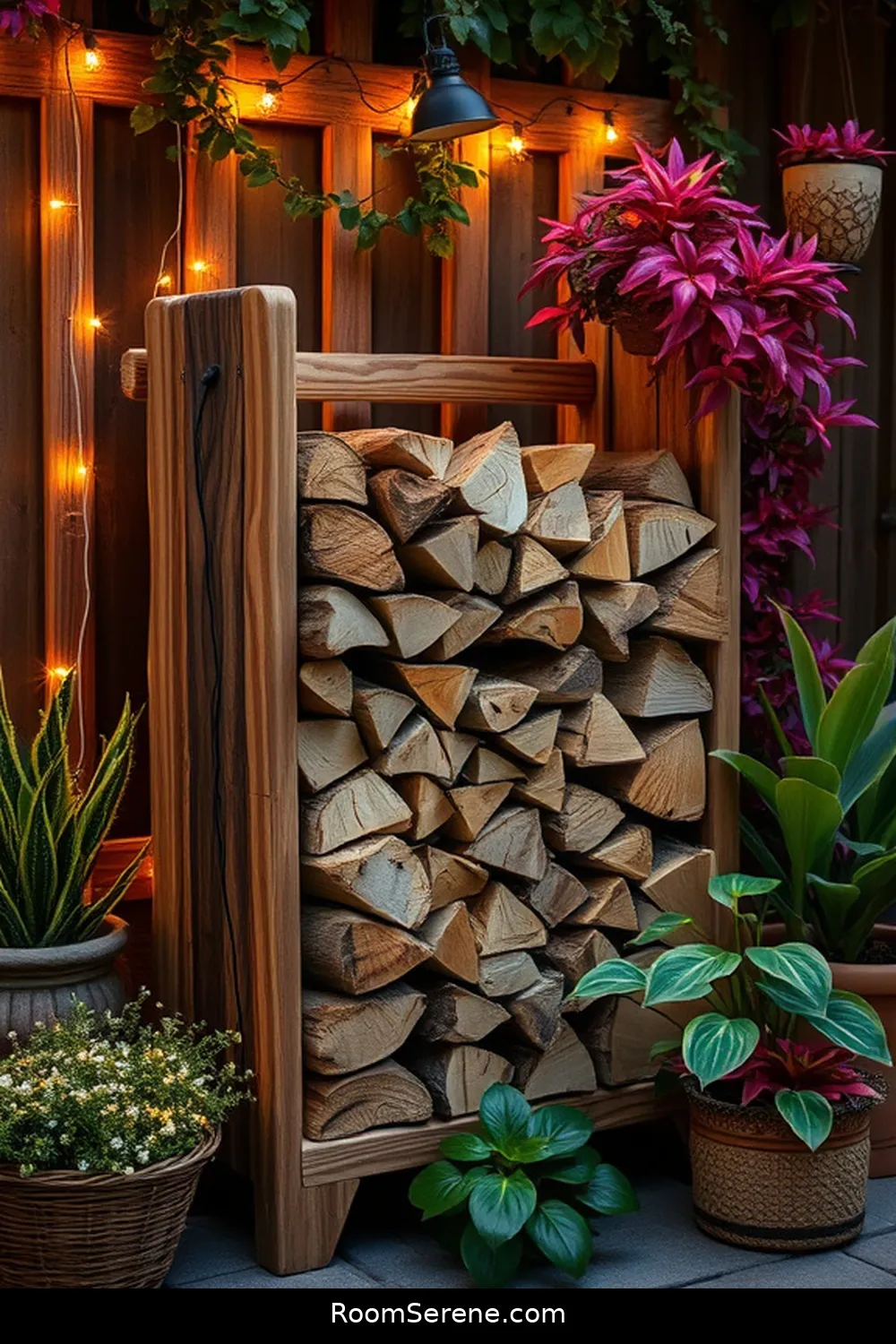 Create Outdoor Spaces With Patio Organization Ideas Using Recycled Wood 9 Constructing a Firewood Rack for Cozy Evenings for Create Outdoor Spaces With Patio Organization Ideas Using Recycled Wood