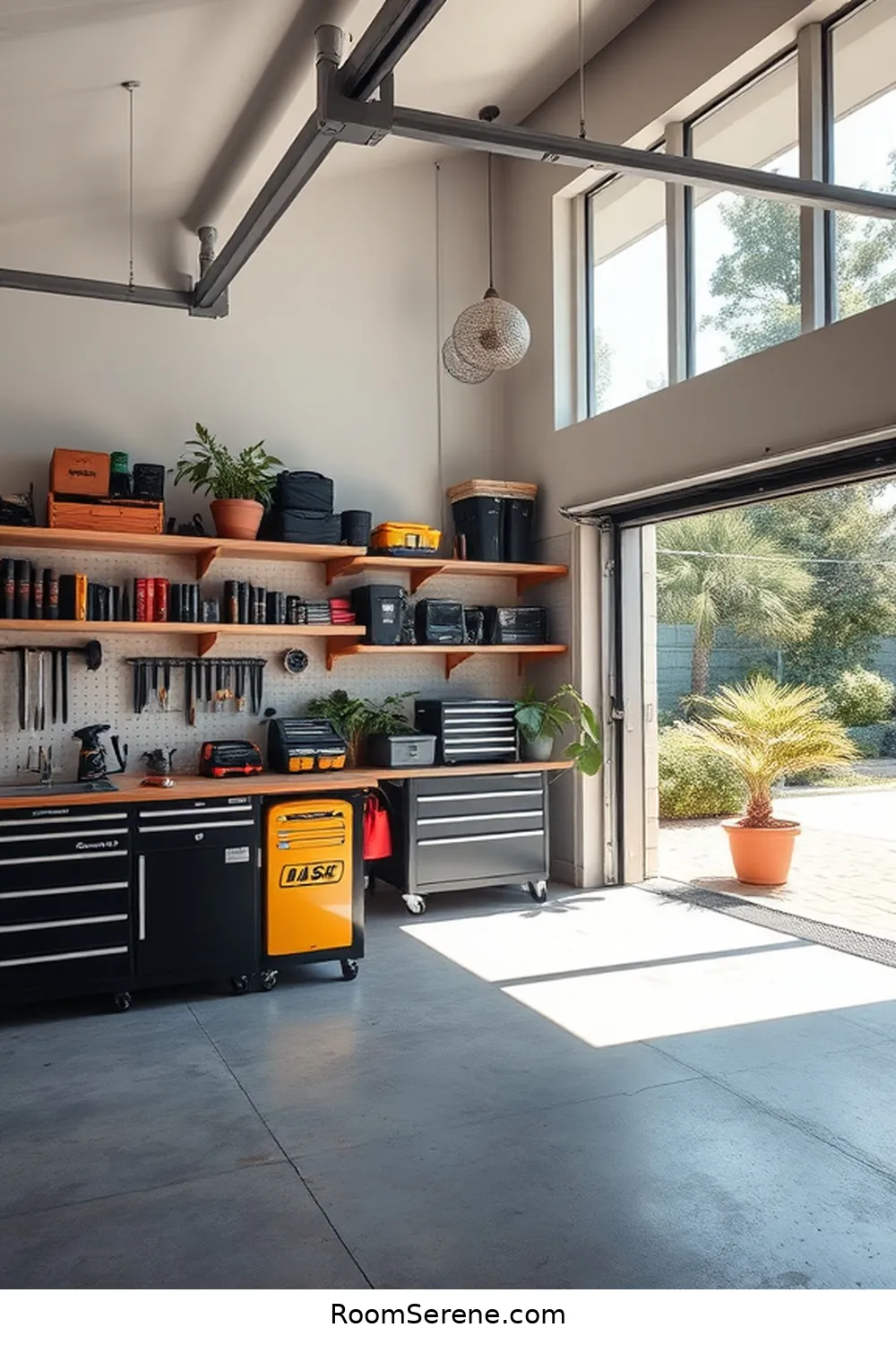 Create a Stunning Garage Workspace Using Glass Design 5 Incorporating Sliding Glass Doors for Create a Stunning Garage Workspace Using Glass Design