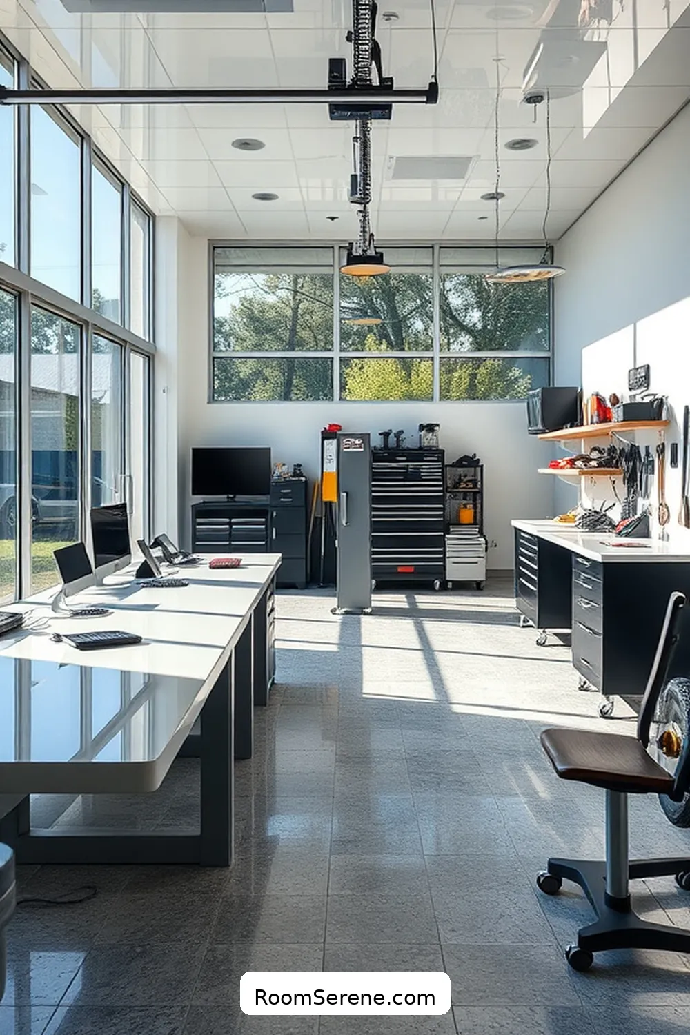 Create a Stunning Garage Workspace Using Glass Design 13 Maintaining and Cleaning Glass Features for Create a Stunning Garage Workspace Using Glass Design