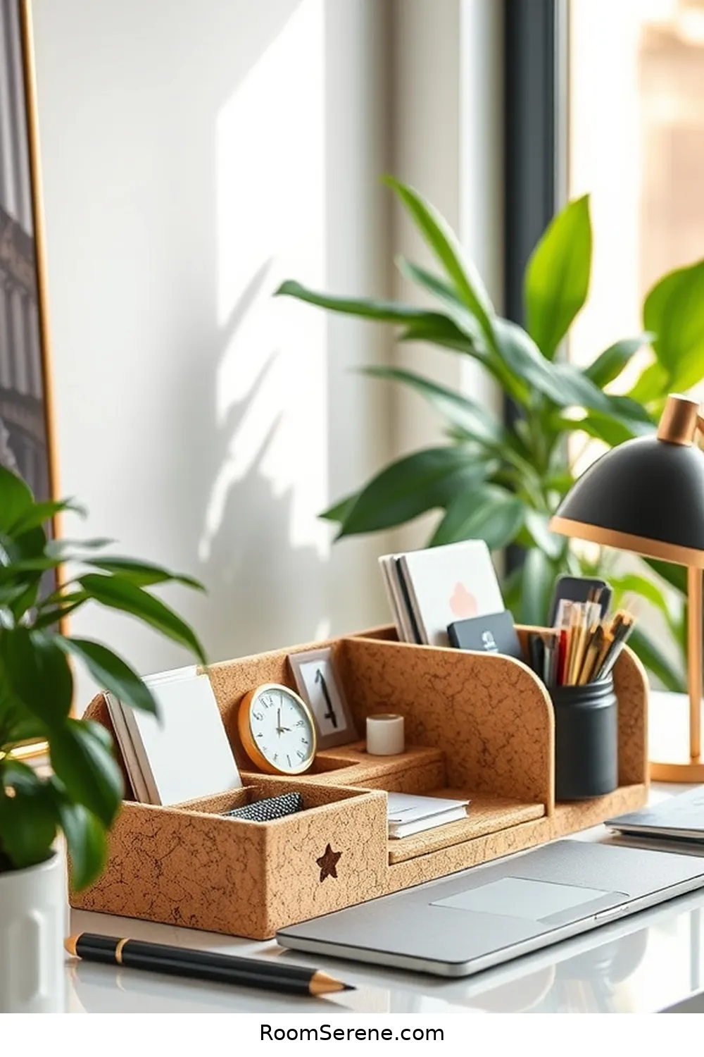 Cork Tabletop Organizers for Desk Essentials for Creative Ways for Bedroom Organization Using Cork