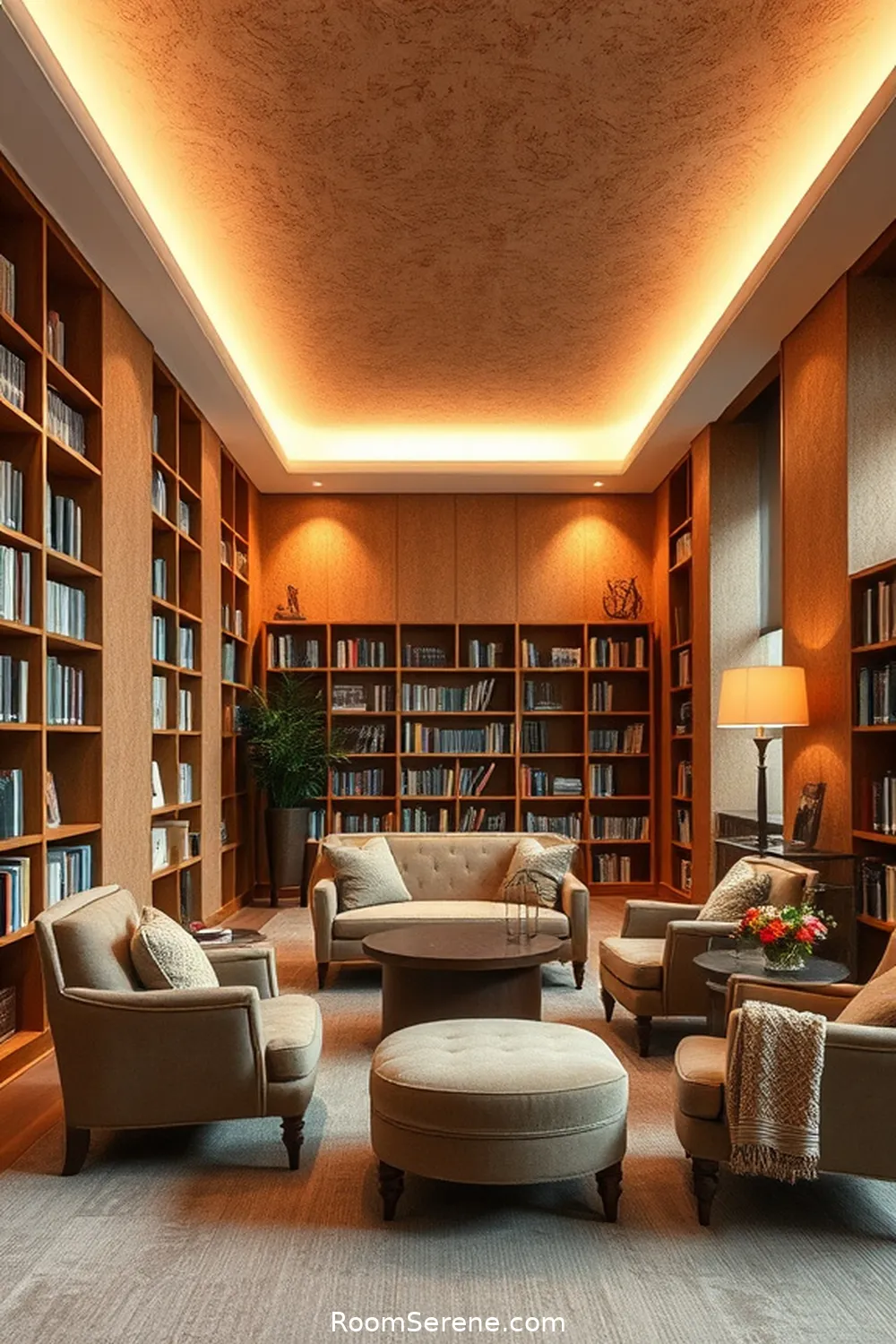 Design Tips for Creating Comfort and Coziness in a Library Using Cork 4 Incorporating Cork Wall Panels for Acoustic Comfort for Design Tips for Creating Comfort and Coziness in a Library Using Cork
