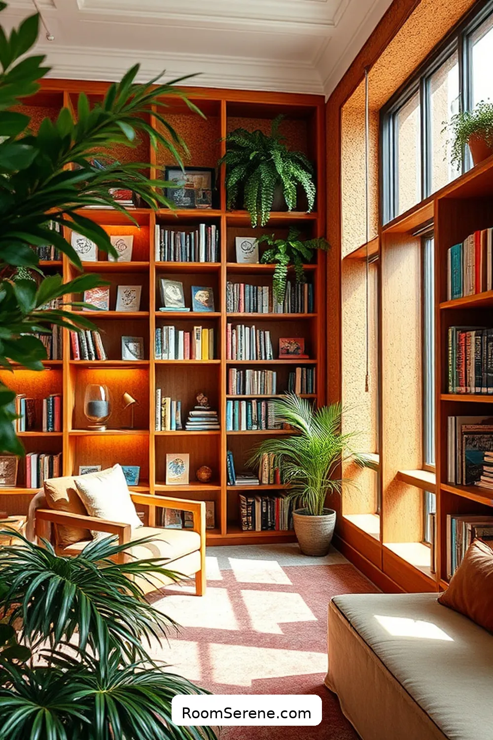 Design Tips for Creating Comfort and Coziness in a Library Using Cork 6 Utilizing Cork as a Material for Shelving and Book Displays for Design Tips for Creating Comfort and Coziness in a Library Using Cork