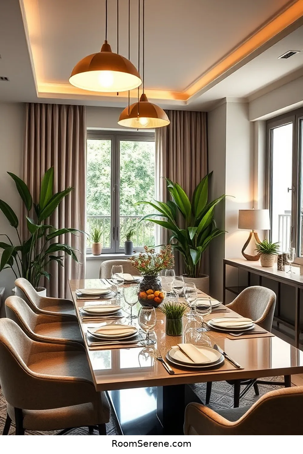 Designing a Functional Dining Room Workspace Using Solar-Powered Lights 8 Blending Work and Dining Aesthetics for Designing a Functional Dining Room Workspace Using Solar-Powered Lights