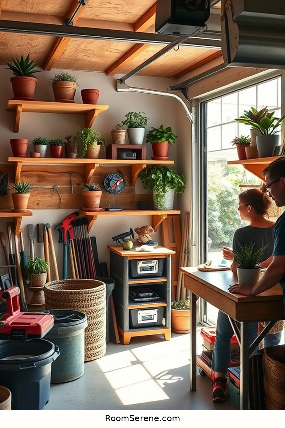 Designing a Garage Workspace Using Recycled Wood: A Step-by-Step Guide 10 Adding Finishing Touches for Designing a Garage Workspace Using Recycled Wood: A Step-by-Step Guide