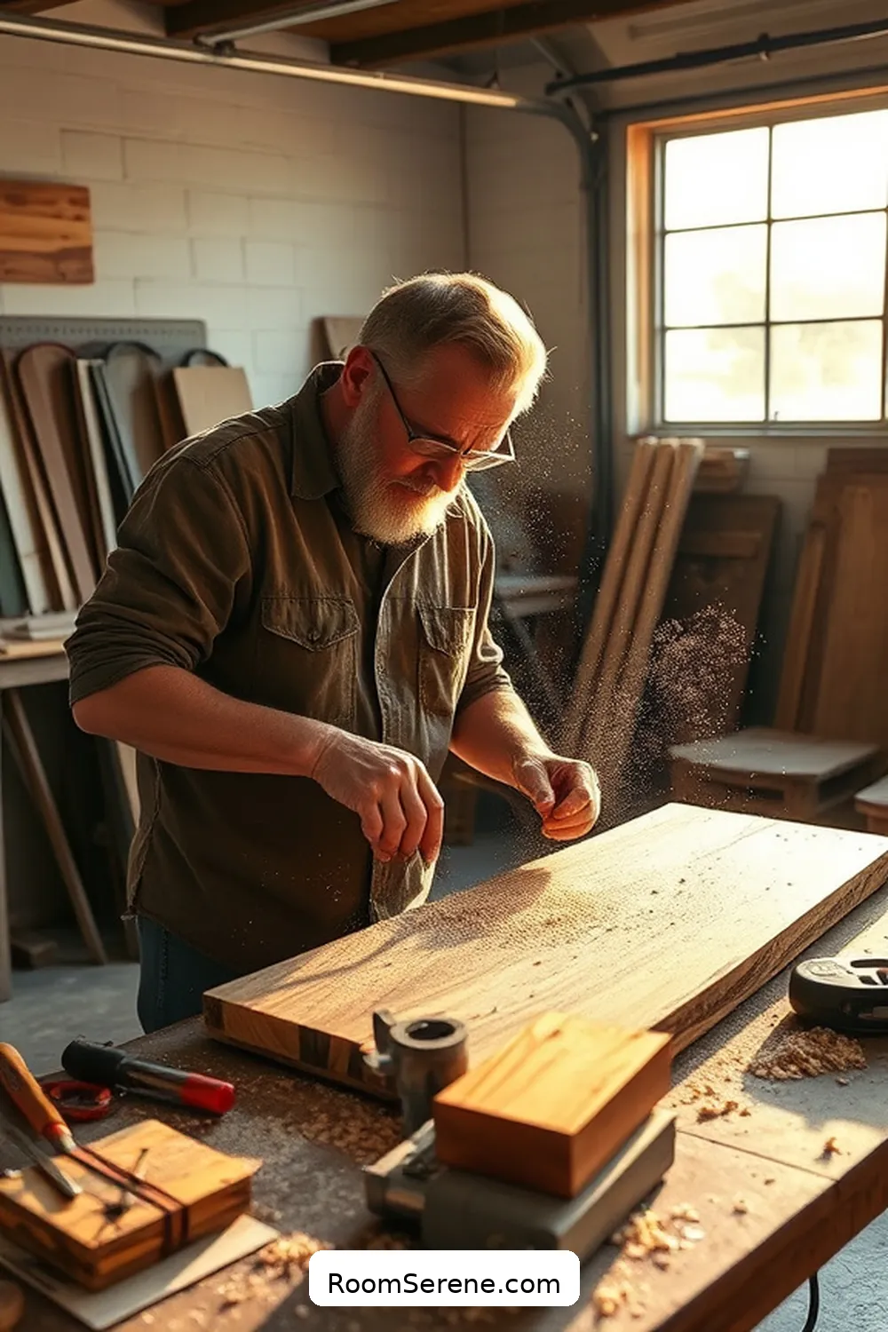 Designing a Garage Workspace Using Recycled Wood: A Step-by-Step Guide 7 Preparing the Recycled Wood for Designing a Garage Workspace Using Recycled Wood: A Step-by-Step Guide