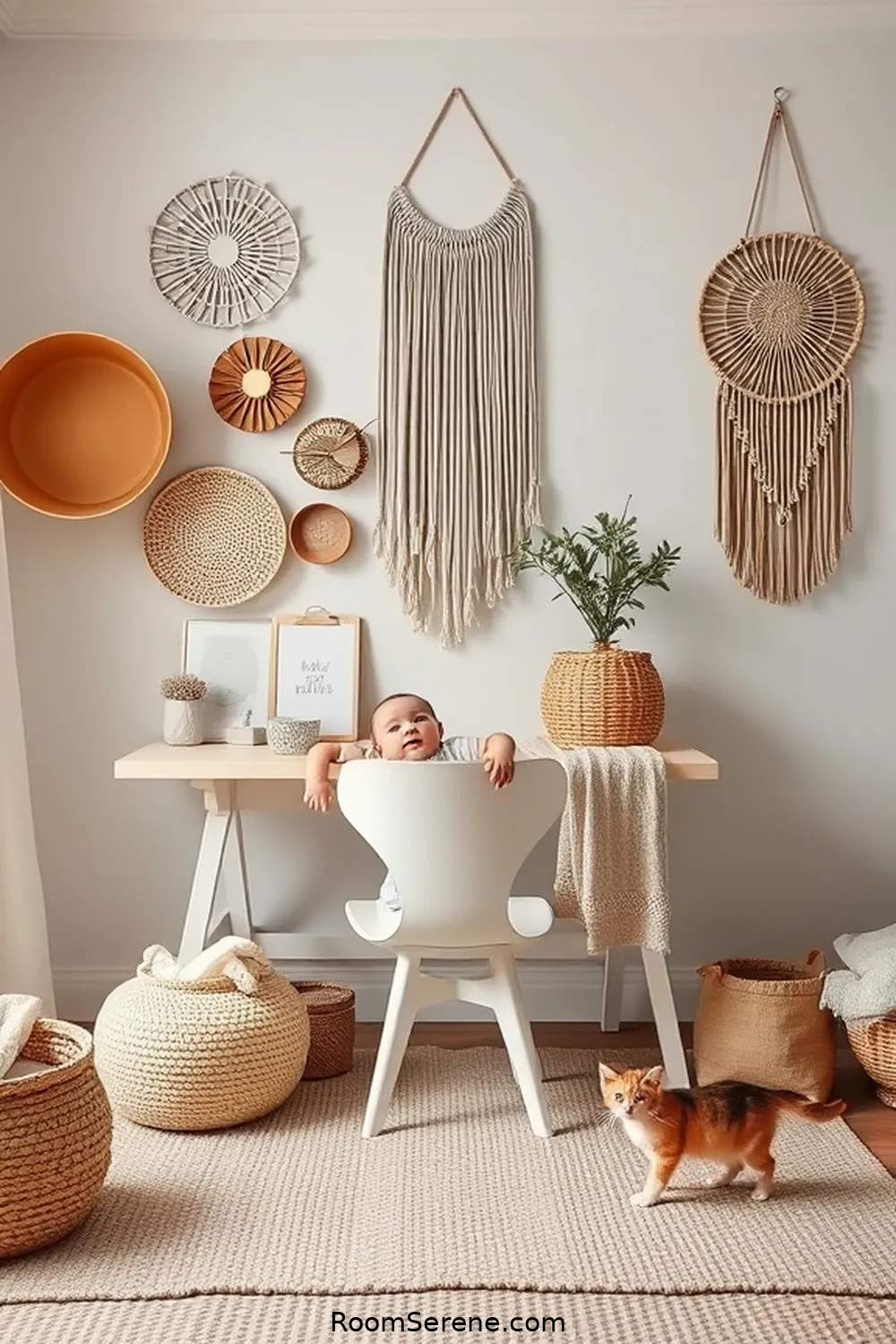 Designing a Nursery Workspace Using Natural Fibers 10 DIY Projects Using Natural Fibers for Designing a Nursery Workspace Using Natural Fibers