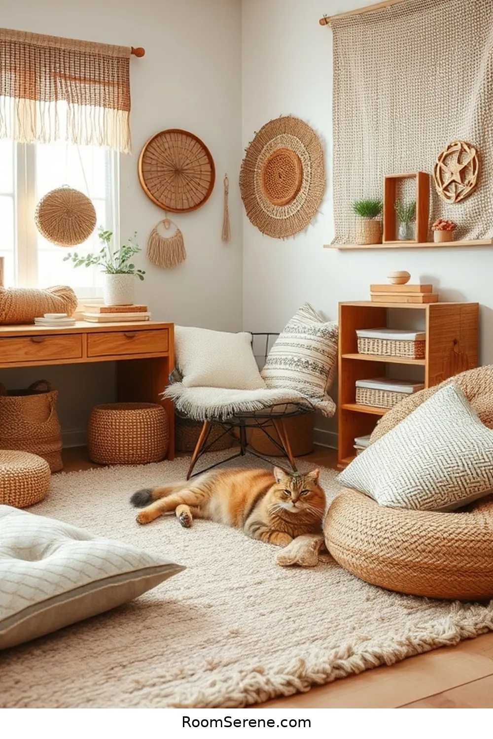 Designing a Nursery Workspace Using Natural Fibers 9 Layering Textures for a Cozy Atmosphere for Designing a Nursery Workspace Using Natural Fibers