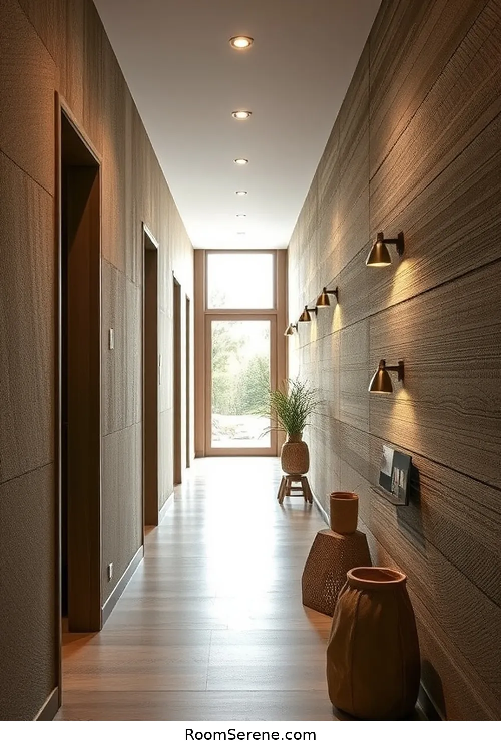 Sustainable Wall Materials for Eco-Friendly Smart Home Features for Hallways Using Natural Fibers
